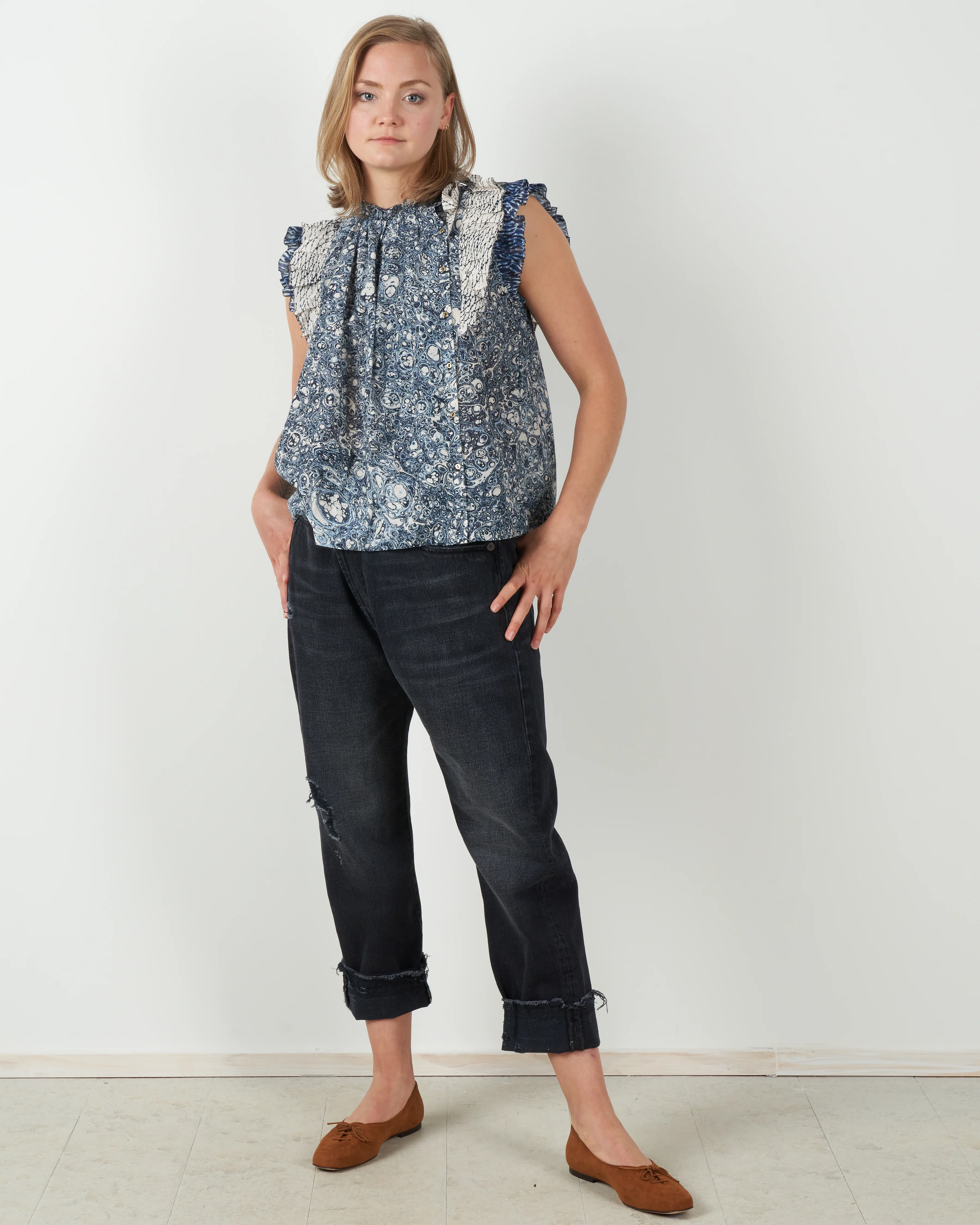 haru top - indigo - Image 4