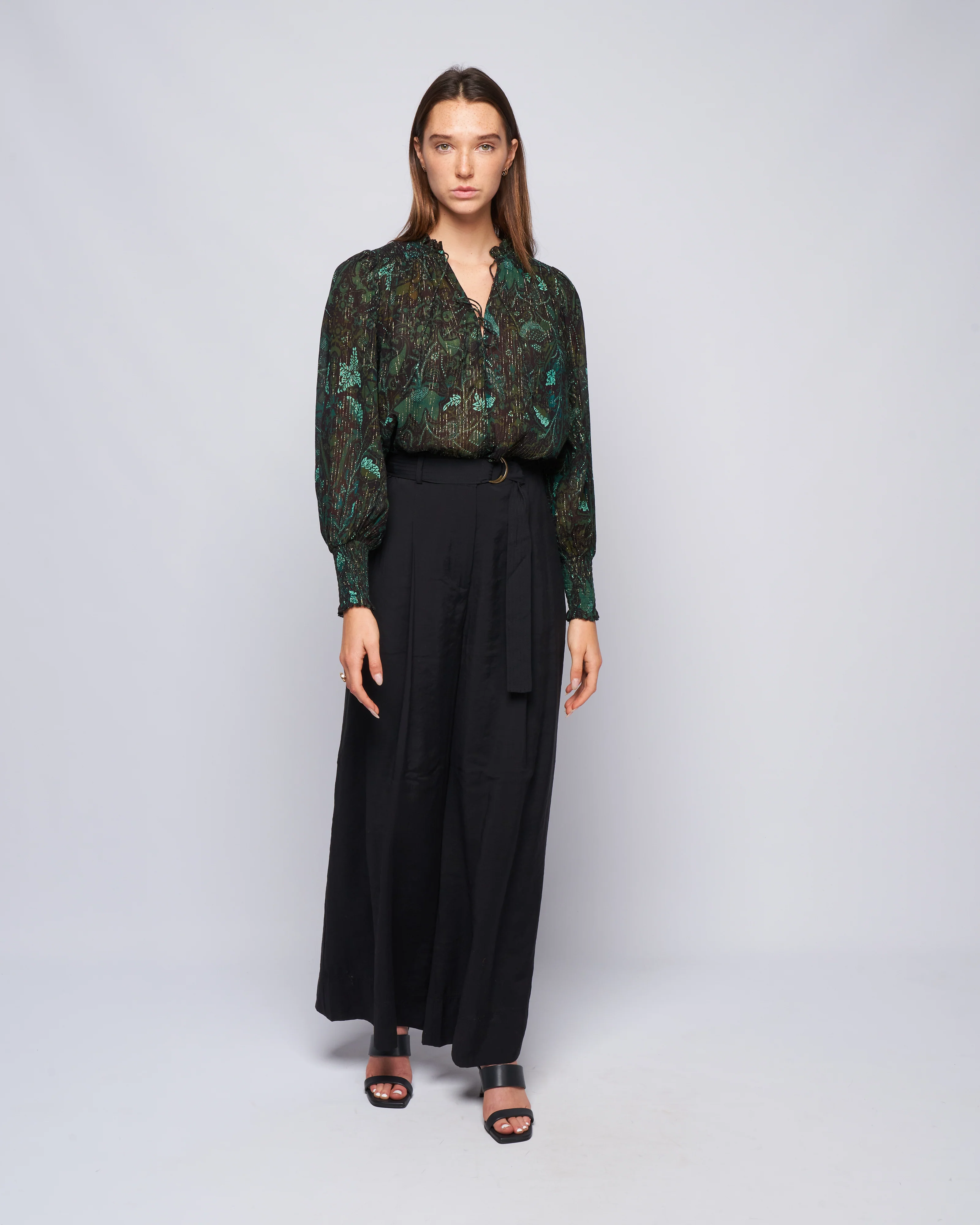 ida blouse - rainforest - Image 2