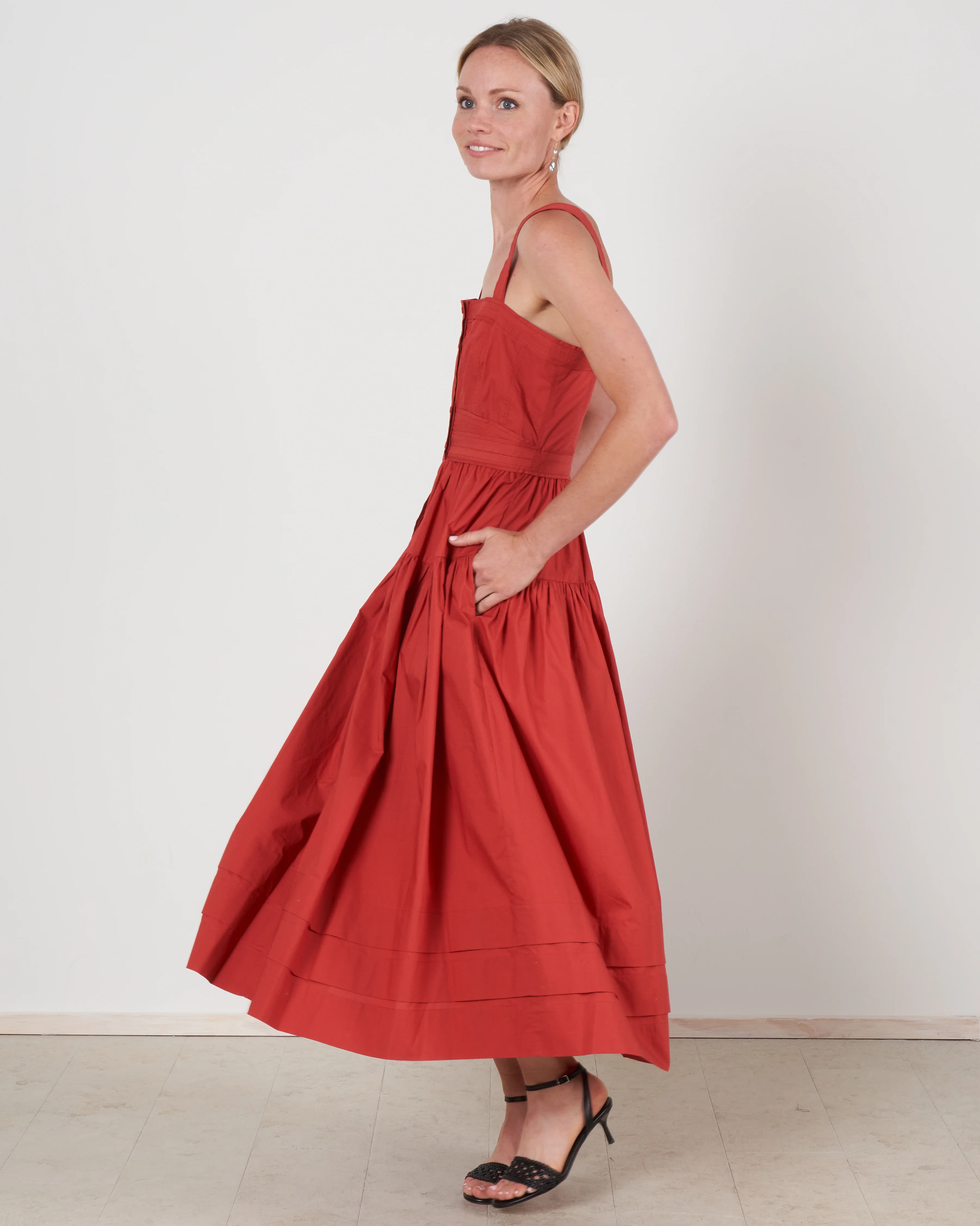 isabela dress - burnt henna - Image 2