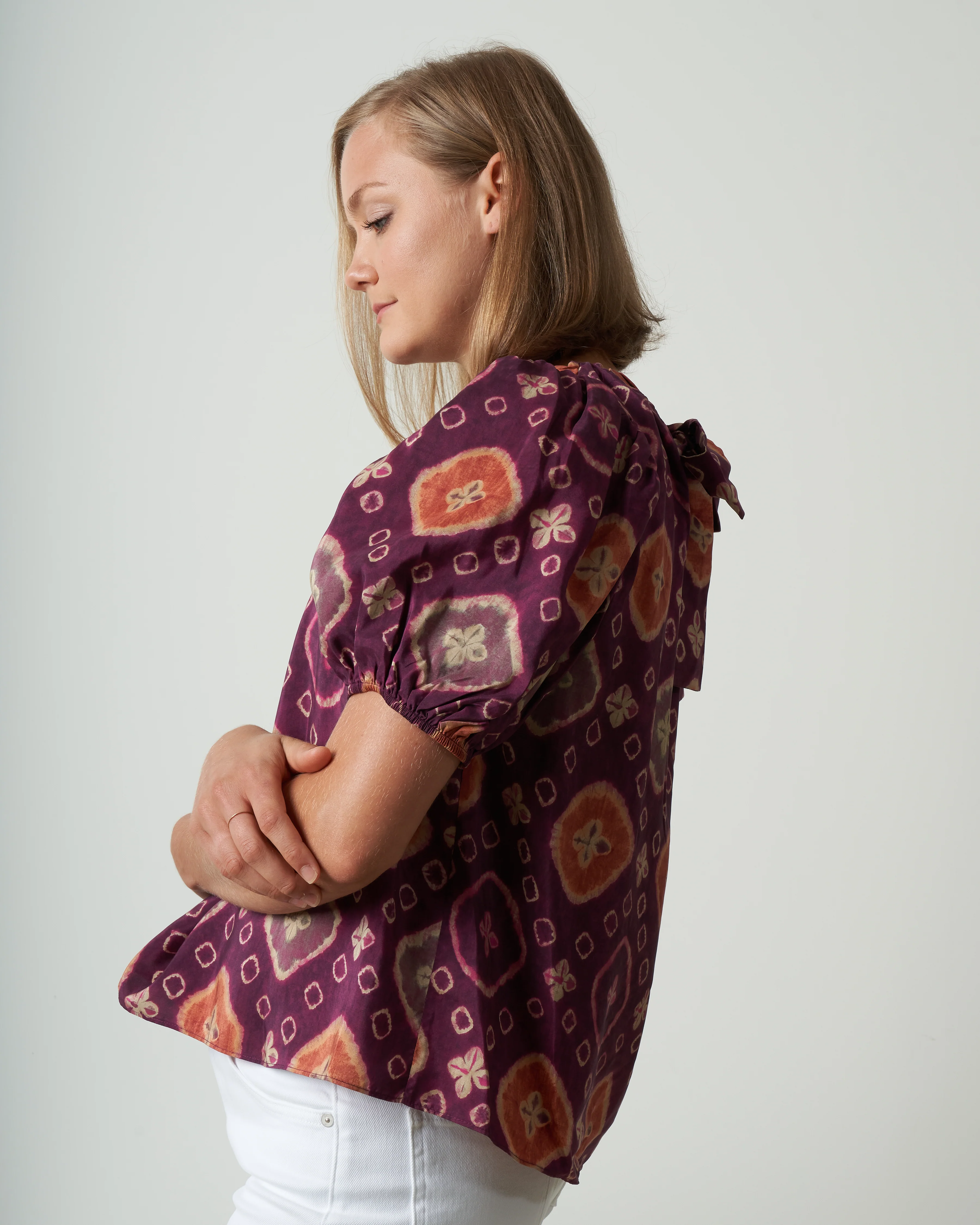 isolda top - hibiscus shibori - Image 2