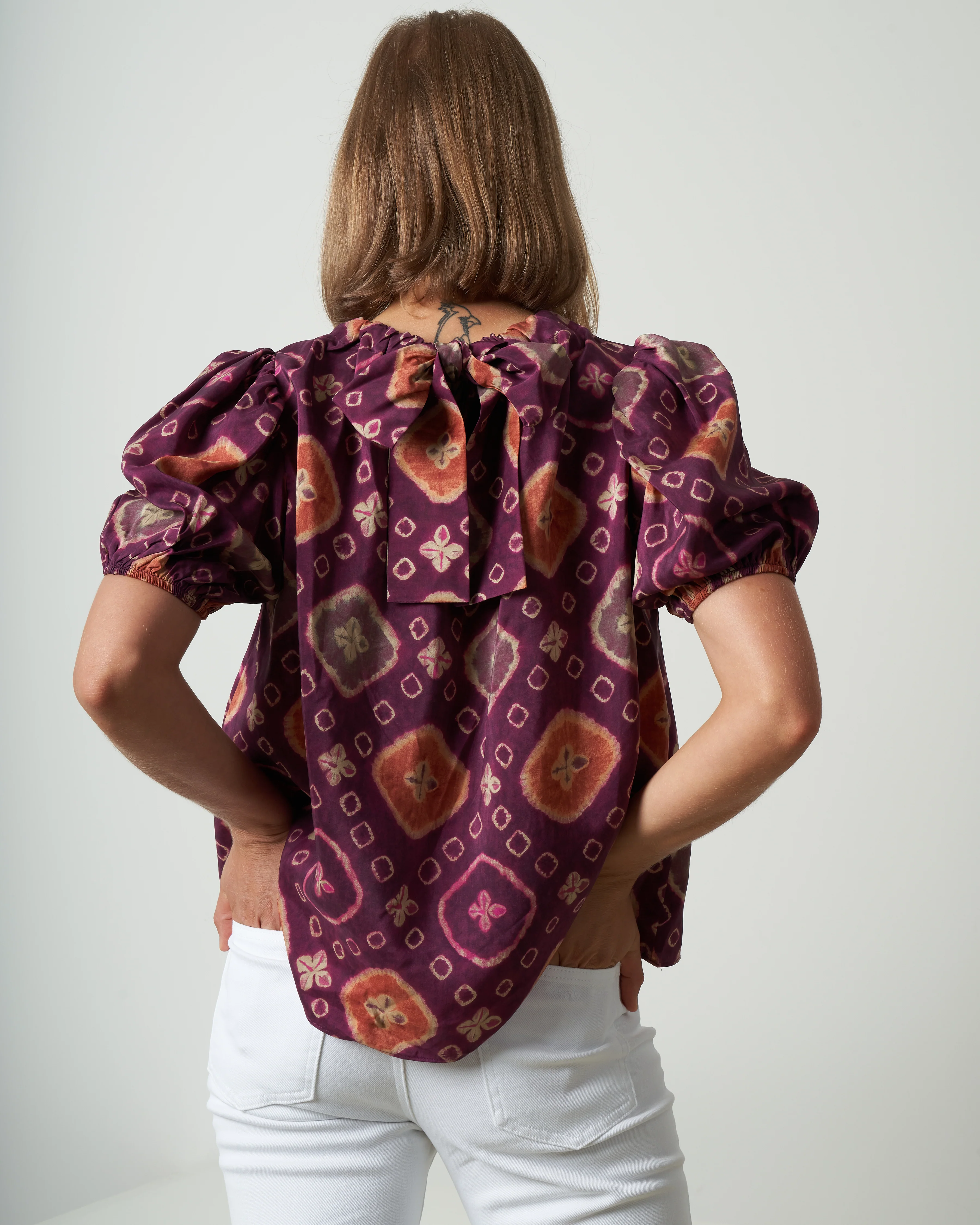 isolda top - hibiscus shibori - Image 4