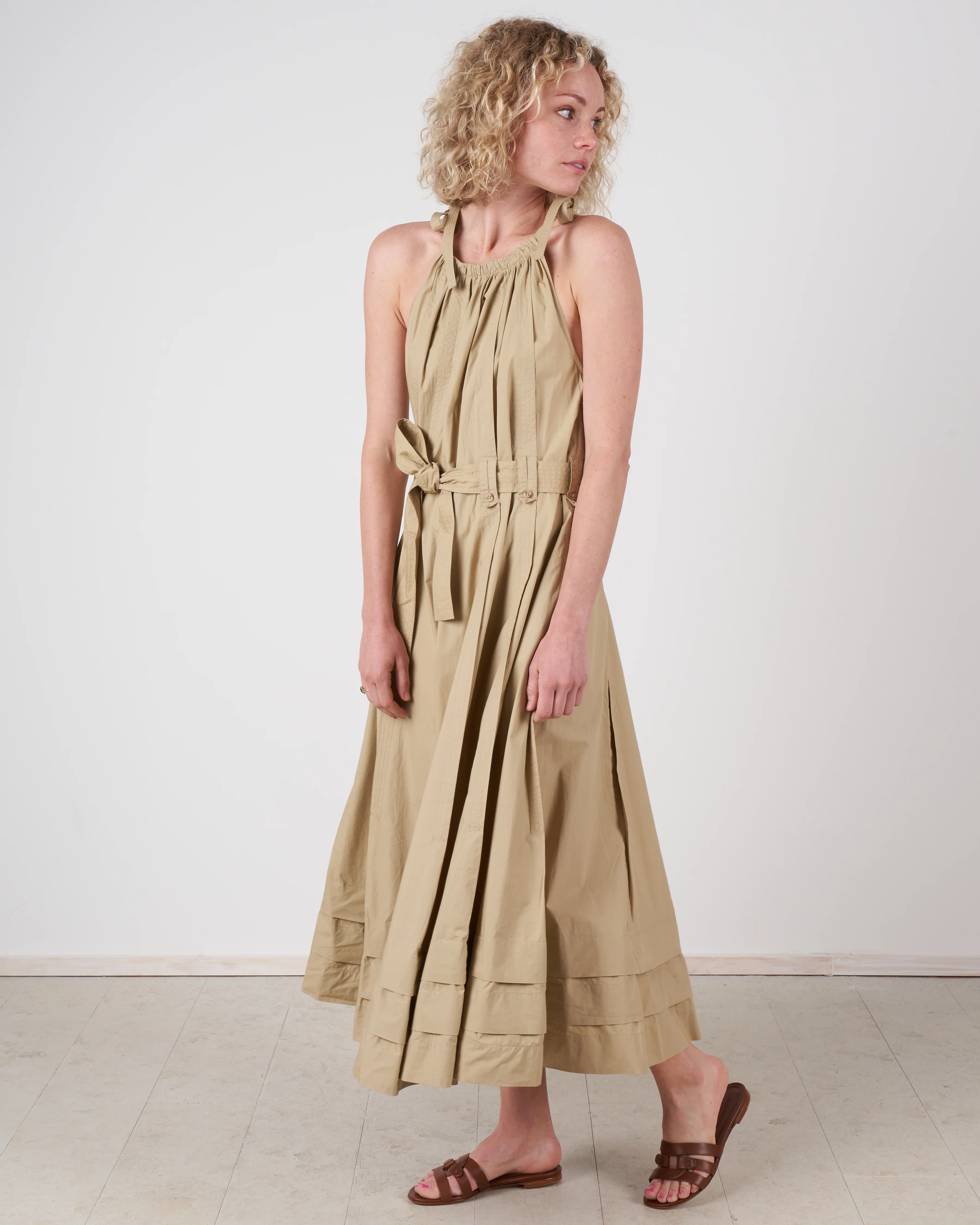 joni dress - khaki - Image 3