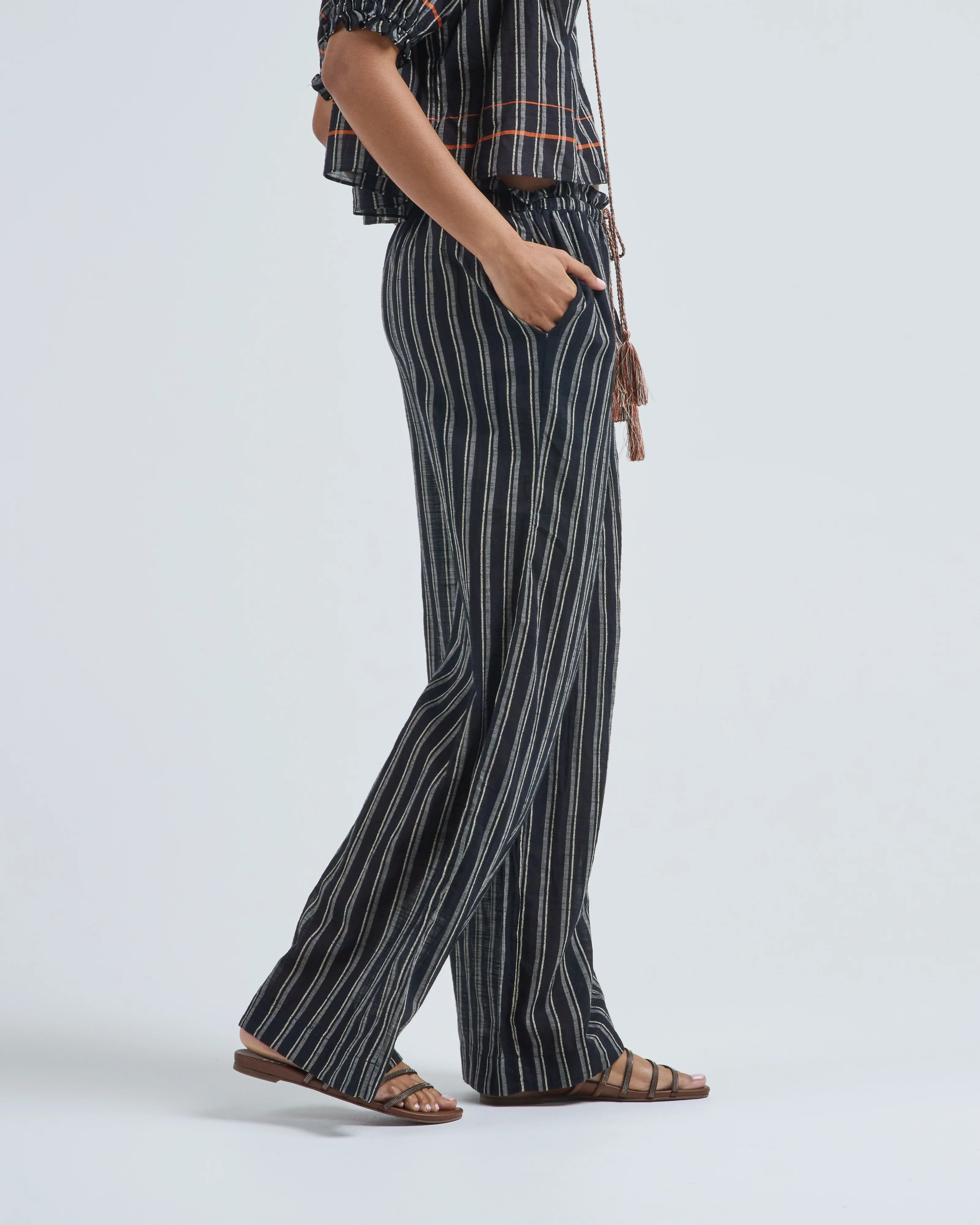 josephine striped coverup pant - Image 4