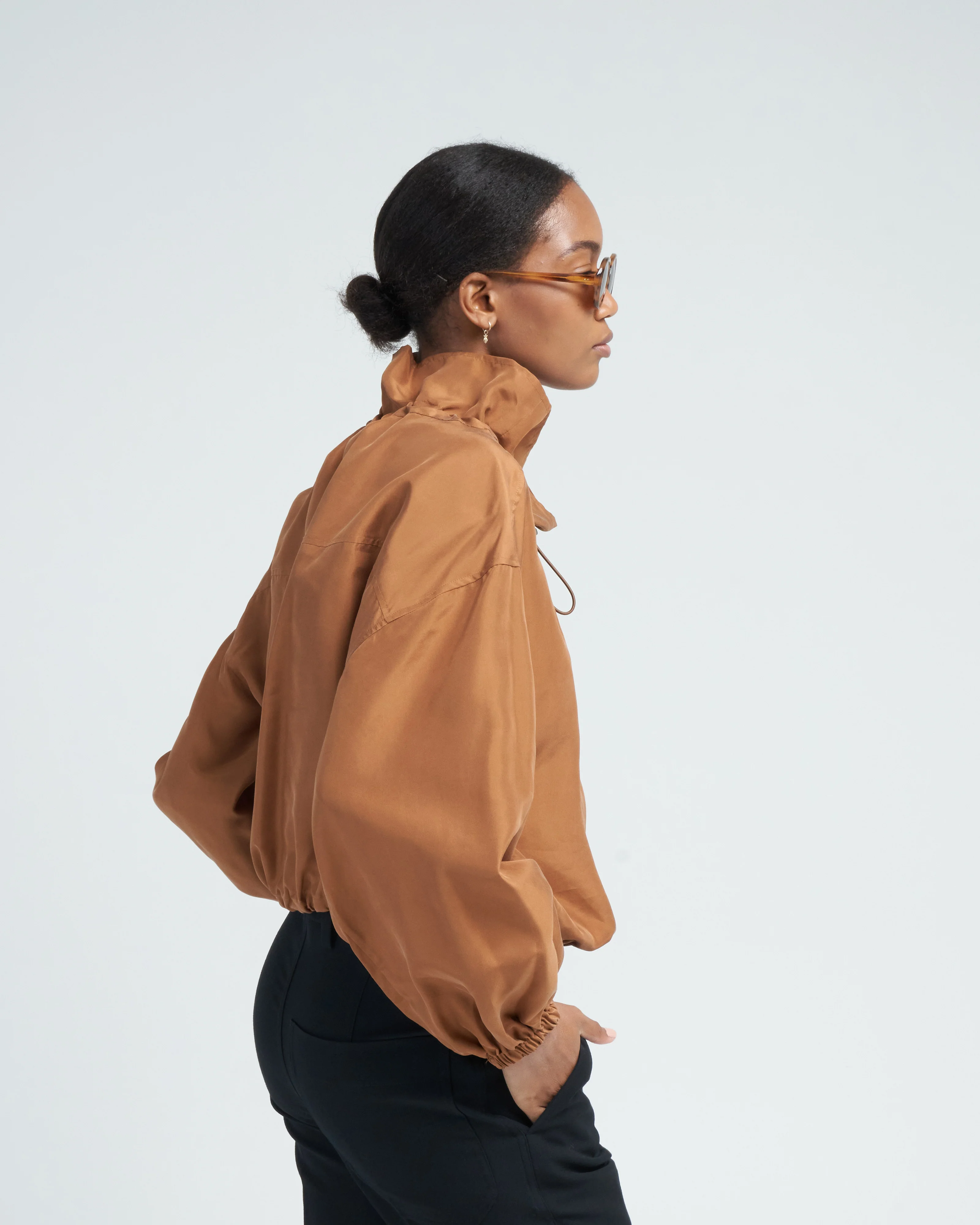 kamara blouse - chestnut - Image 4