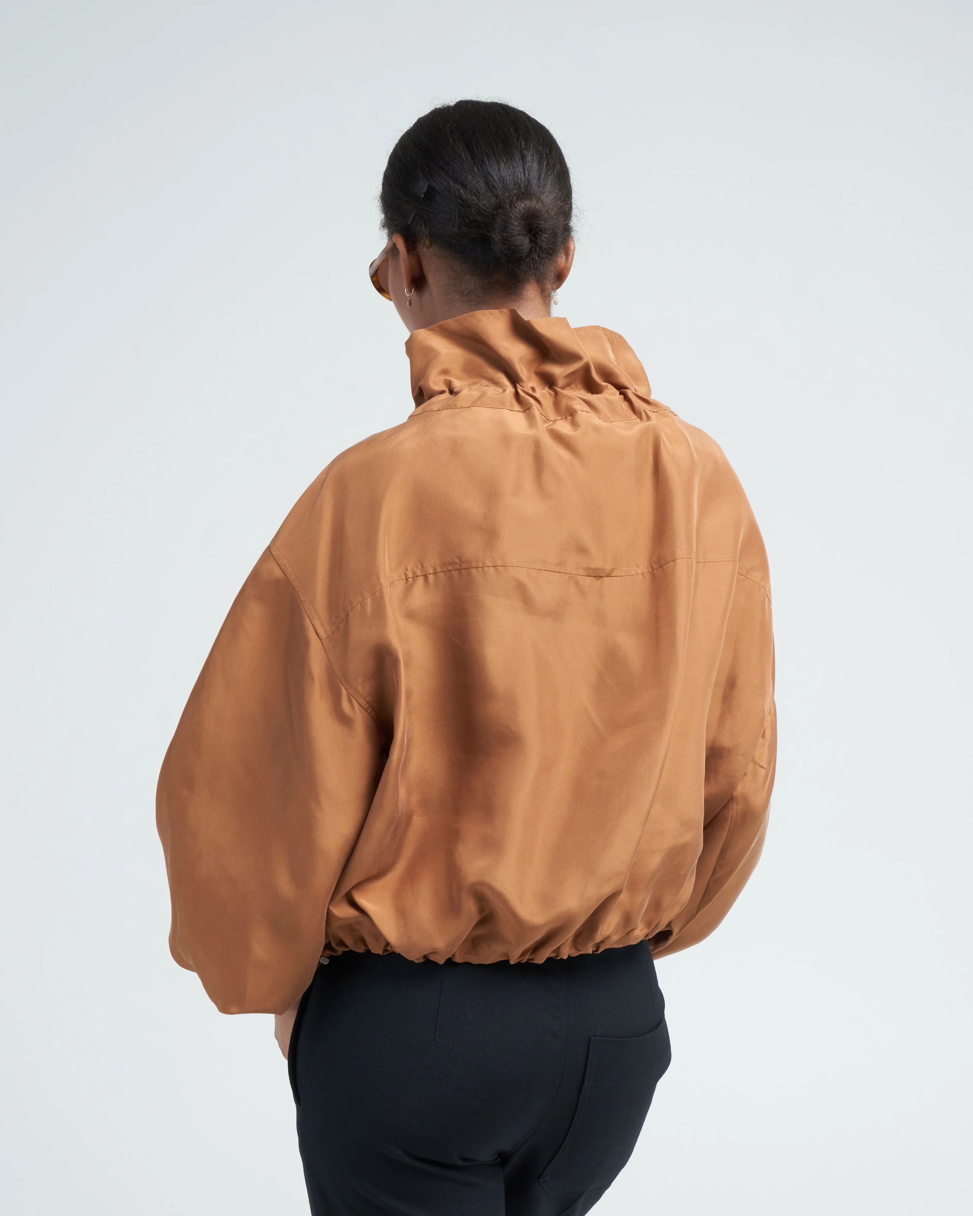 kamara blouse - chestnut - Image 5