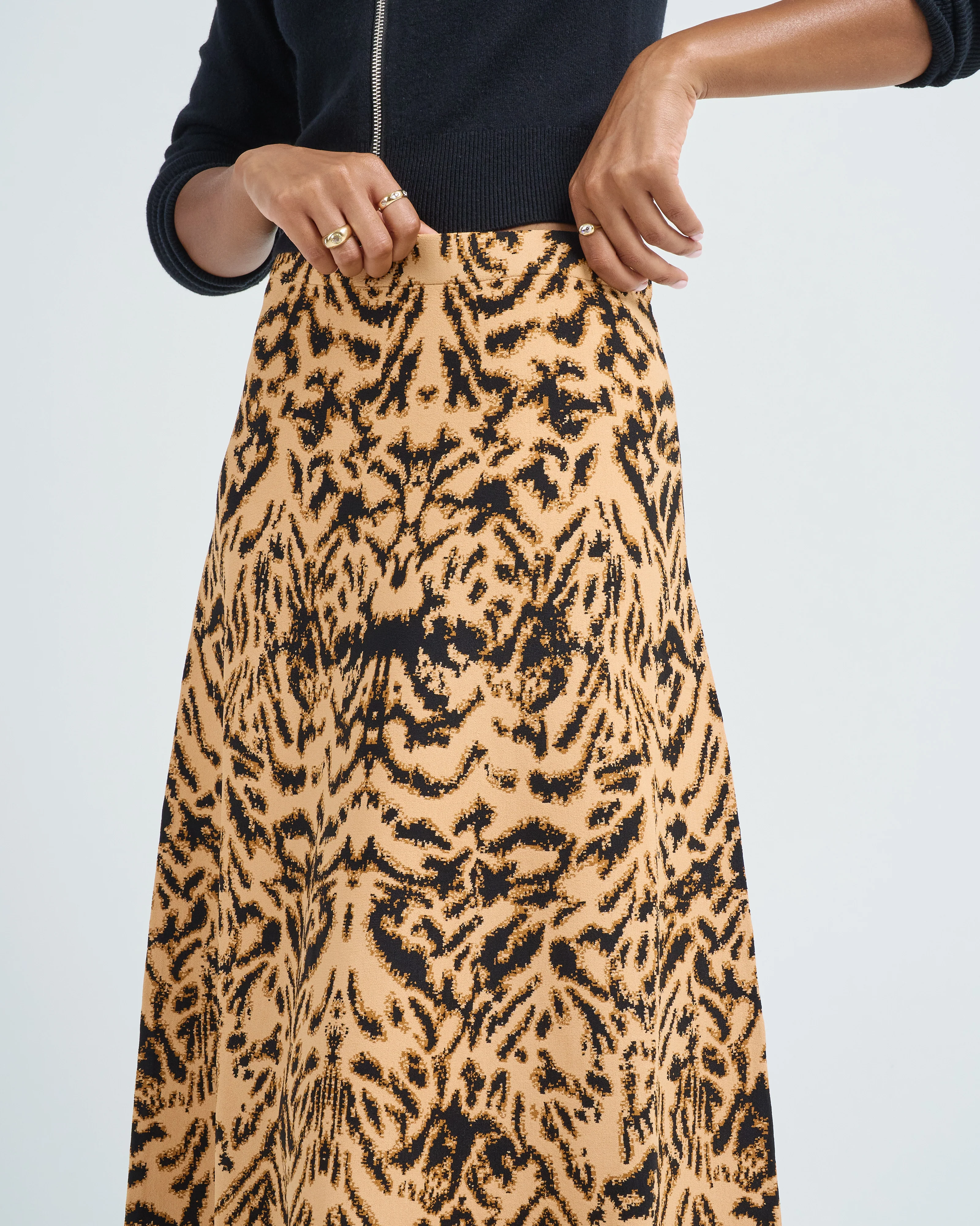 lani jacquard knit skirt - Image 5