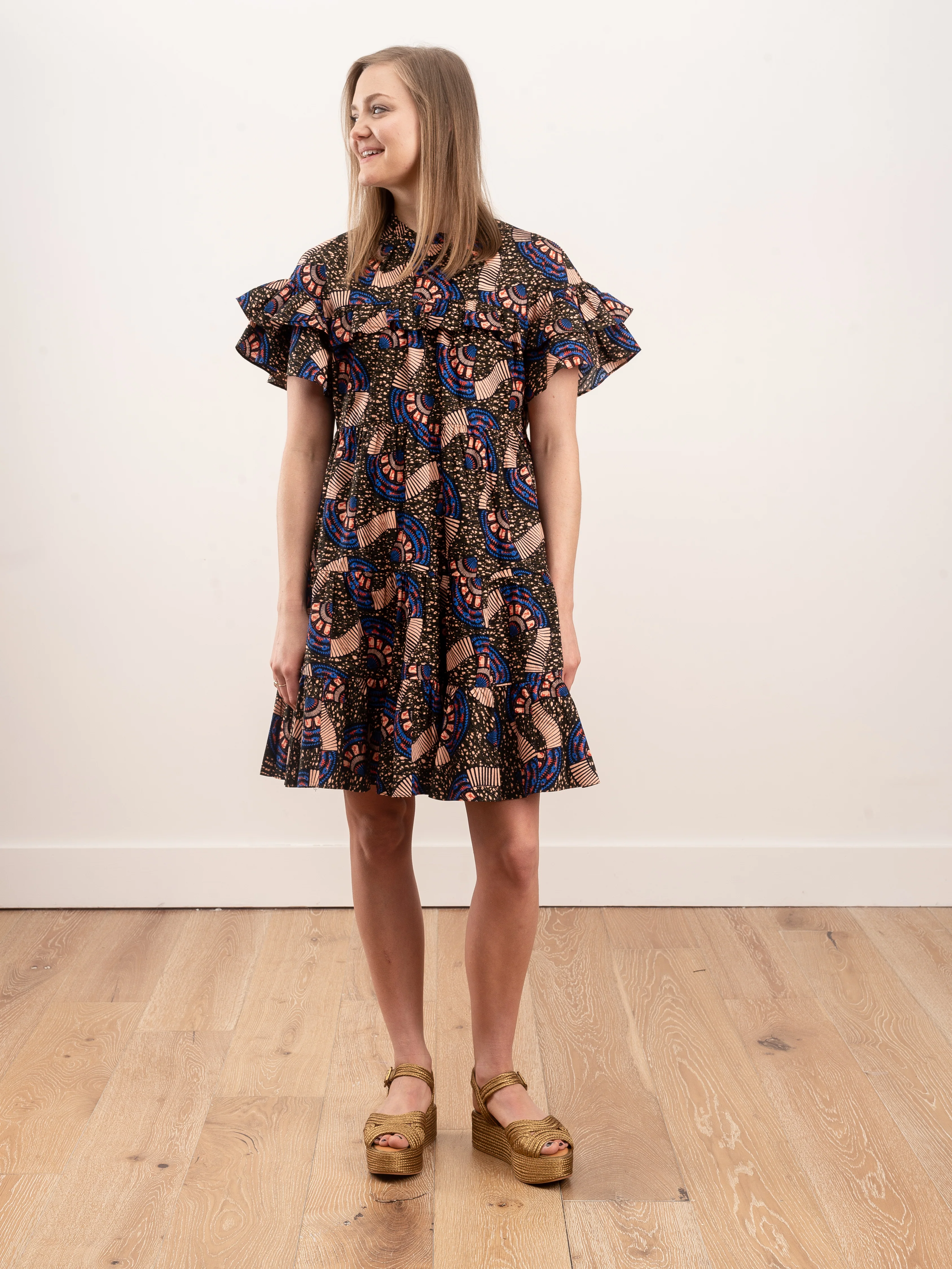 leonie dress - army - Image 2