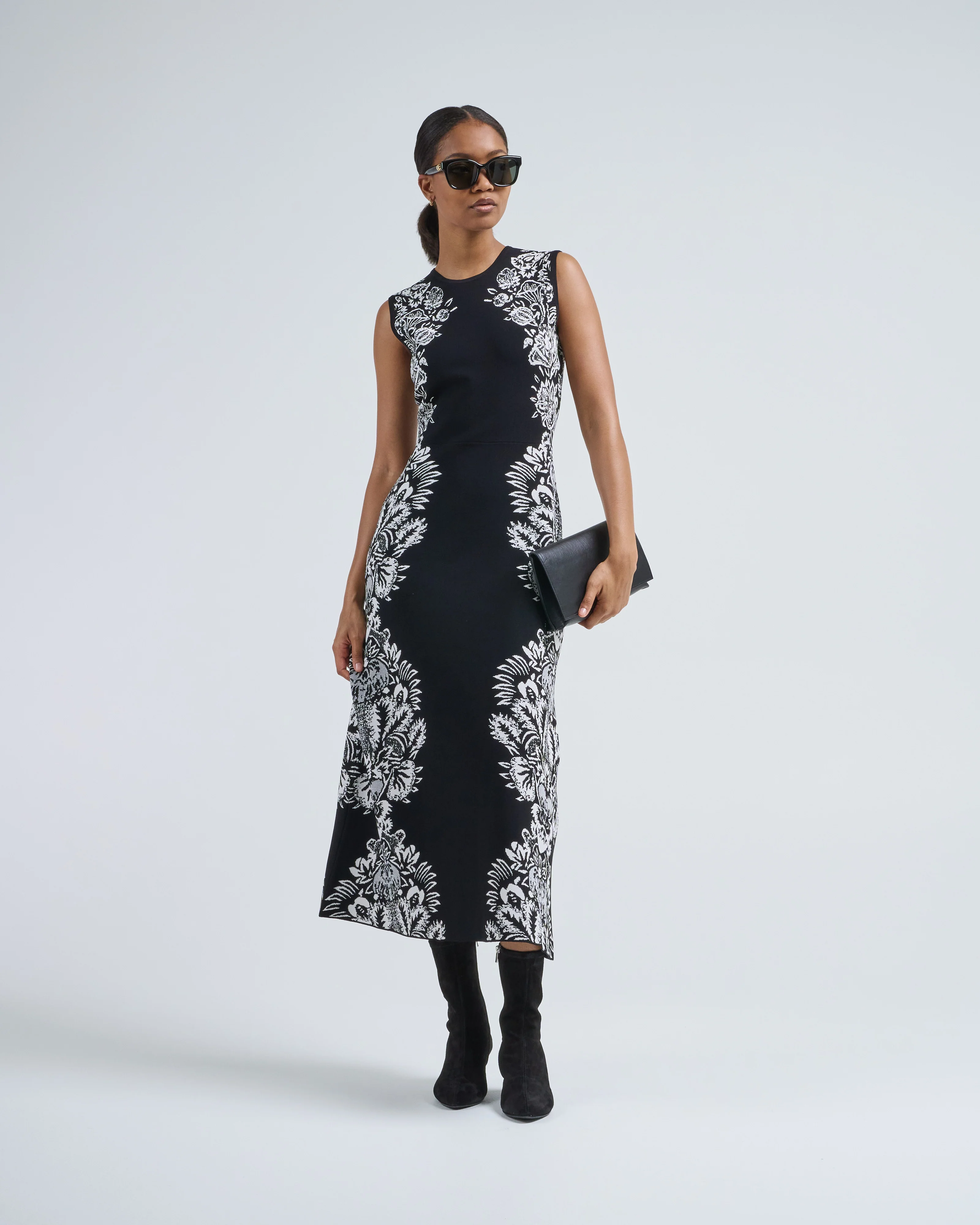 liana jacquard midi dress - Image 5