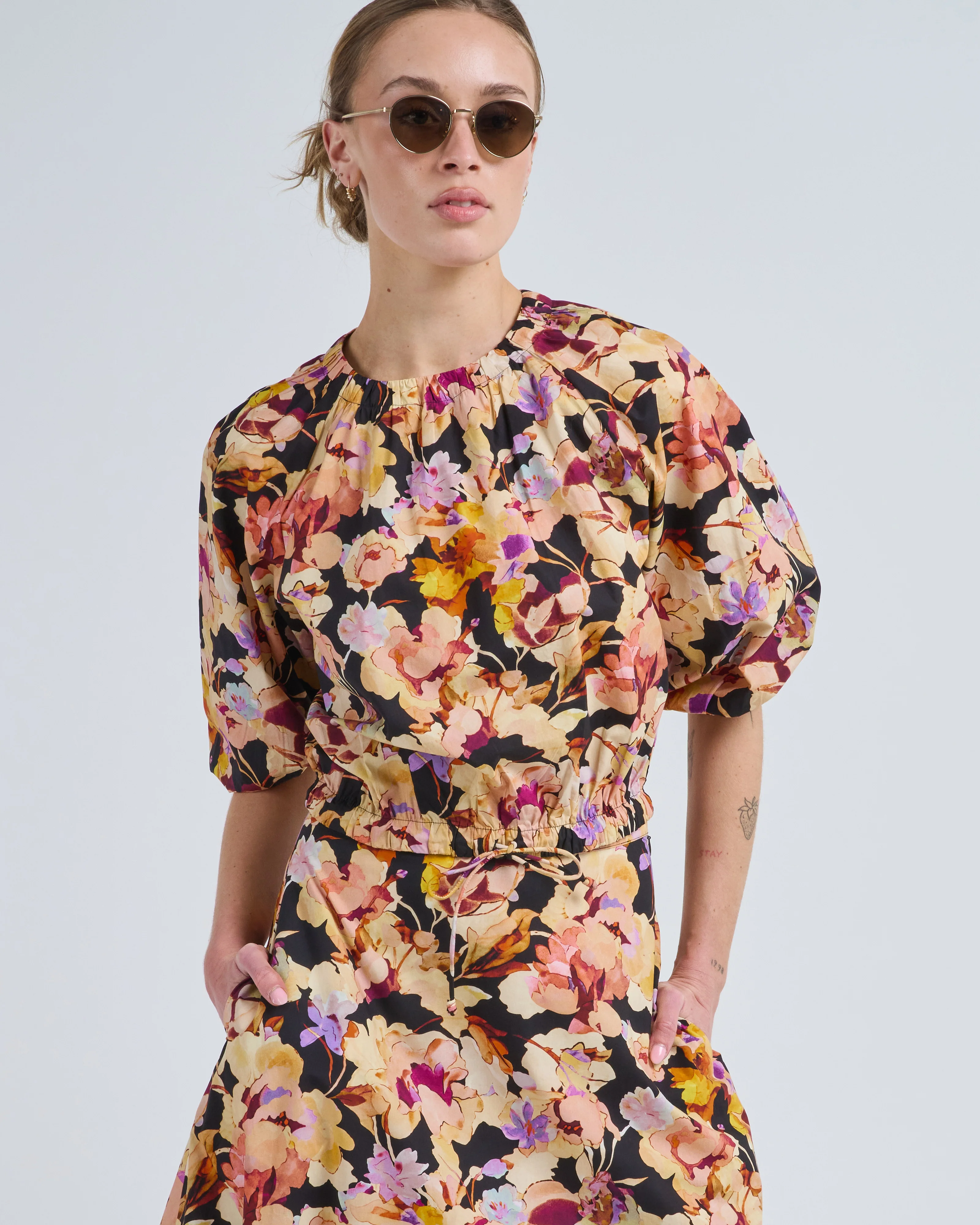 lucie bubble sleeve top - Image 2