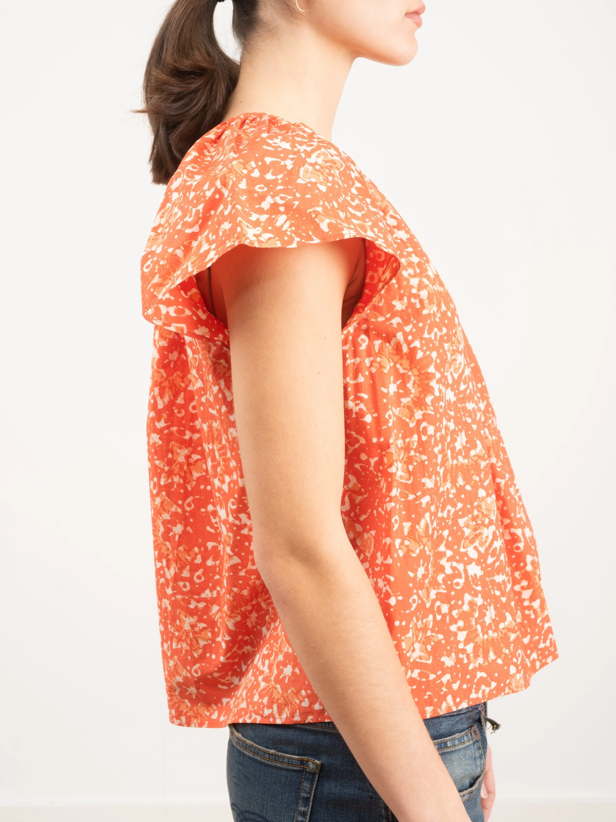 macie top - coral - Image 5