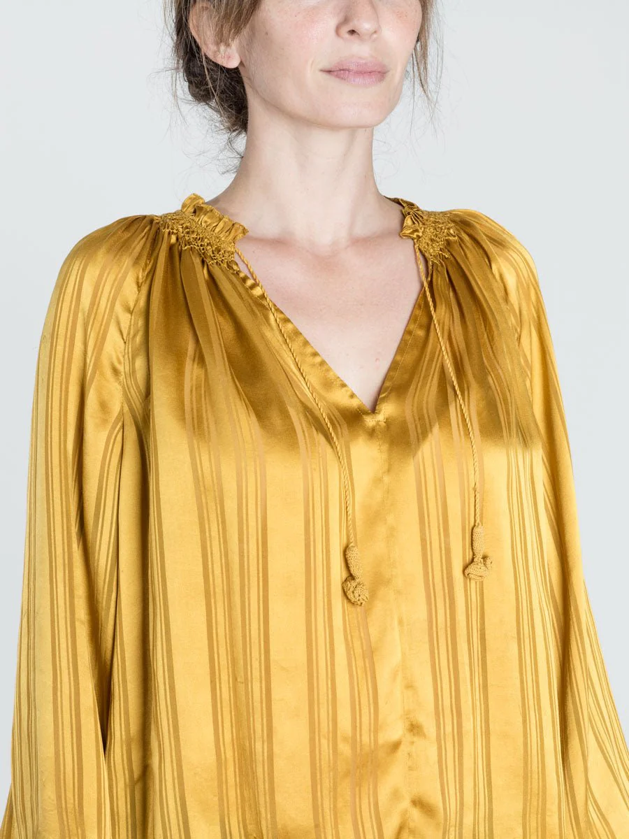 margaret blouse - gold - Image 5