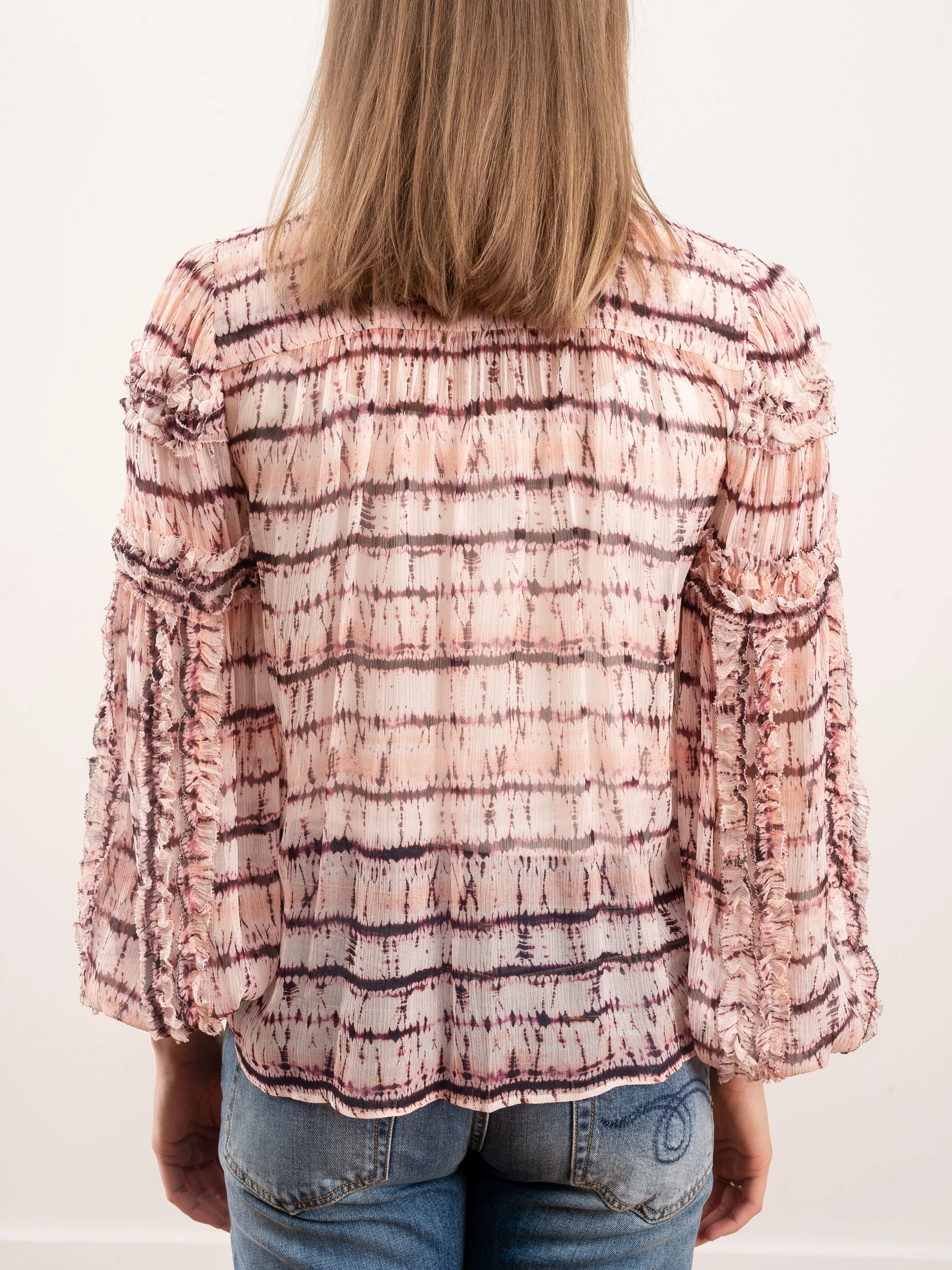 mari blouse - blush tie dye - Image 5