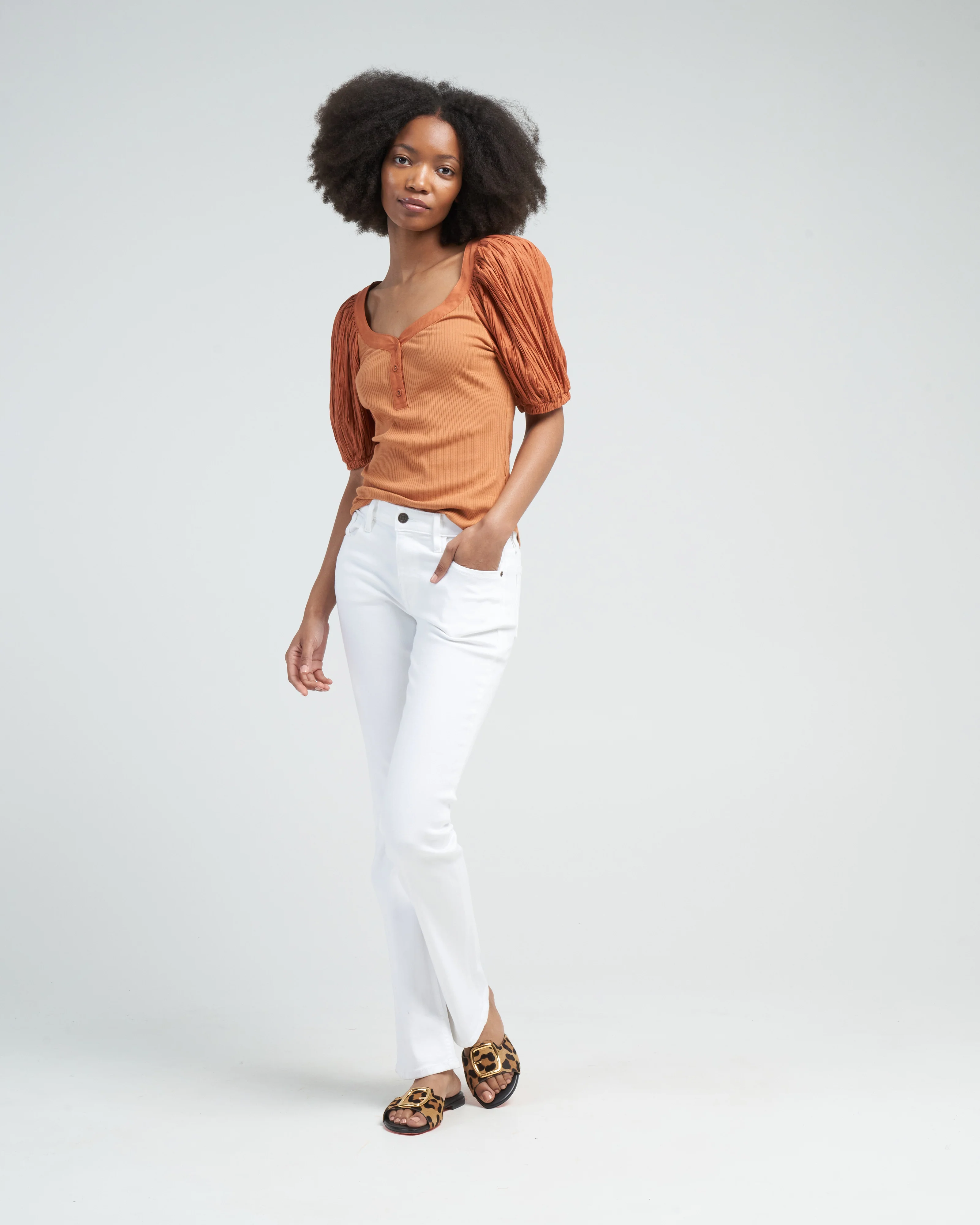 marika top - chestnut - Image 2