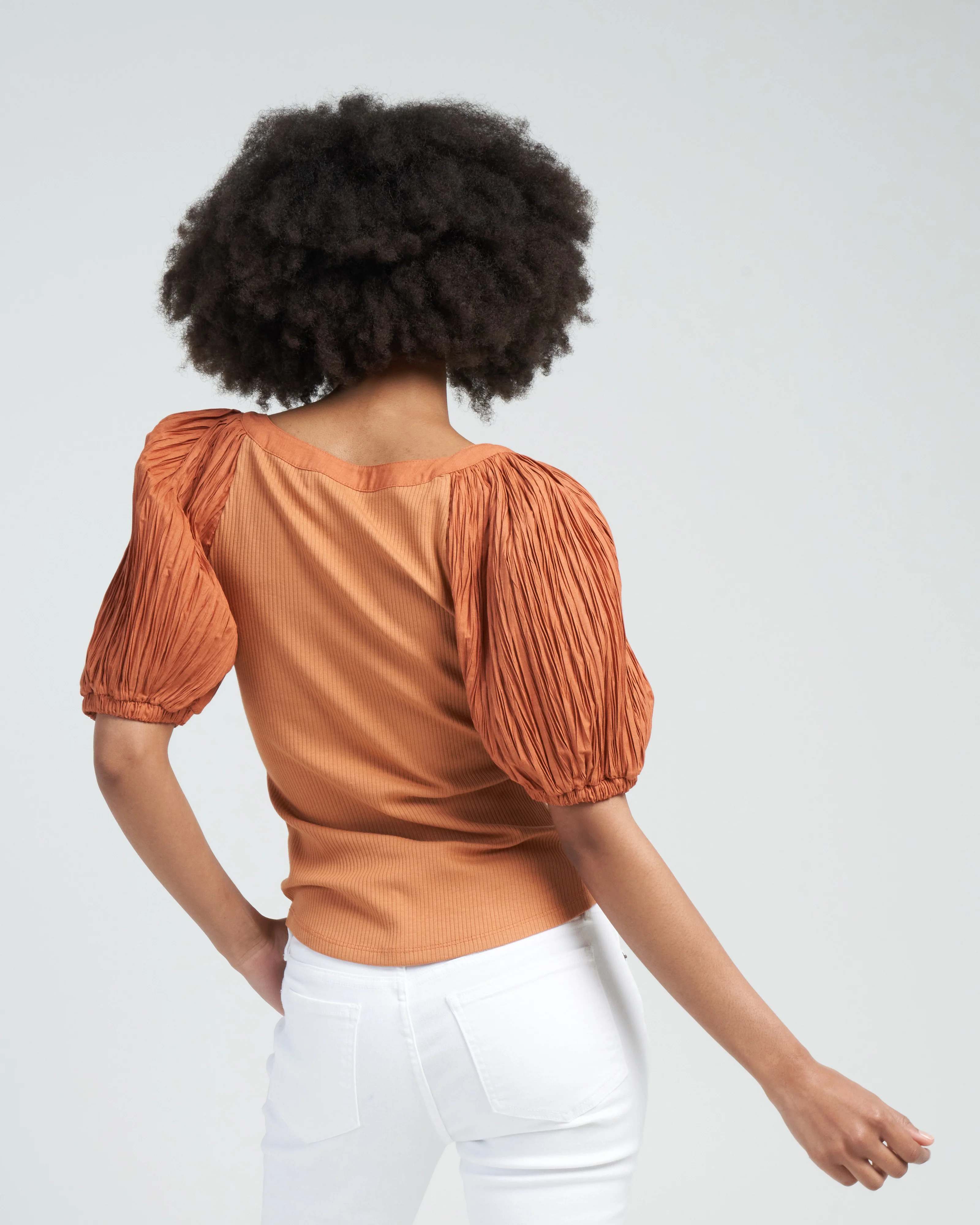 marika top - chestnut - Image 4