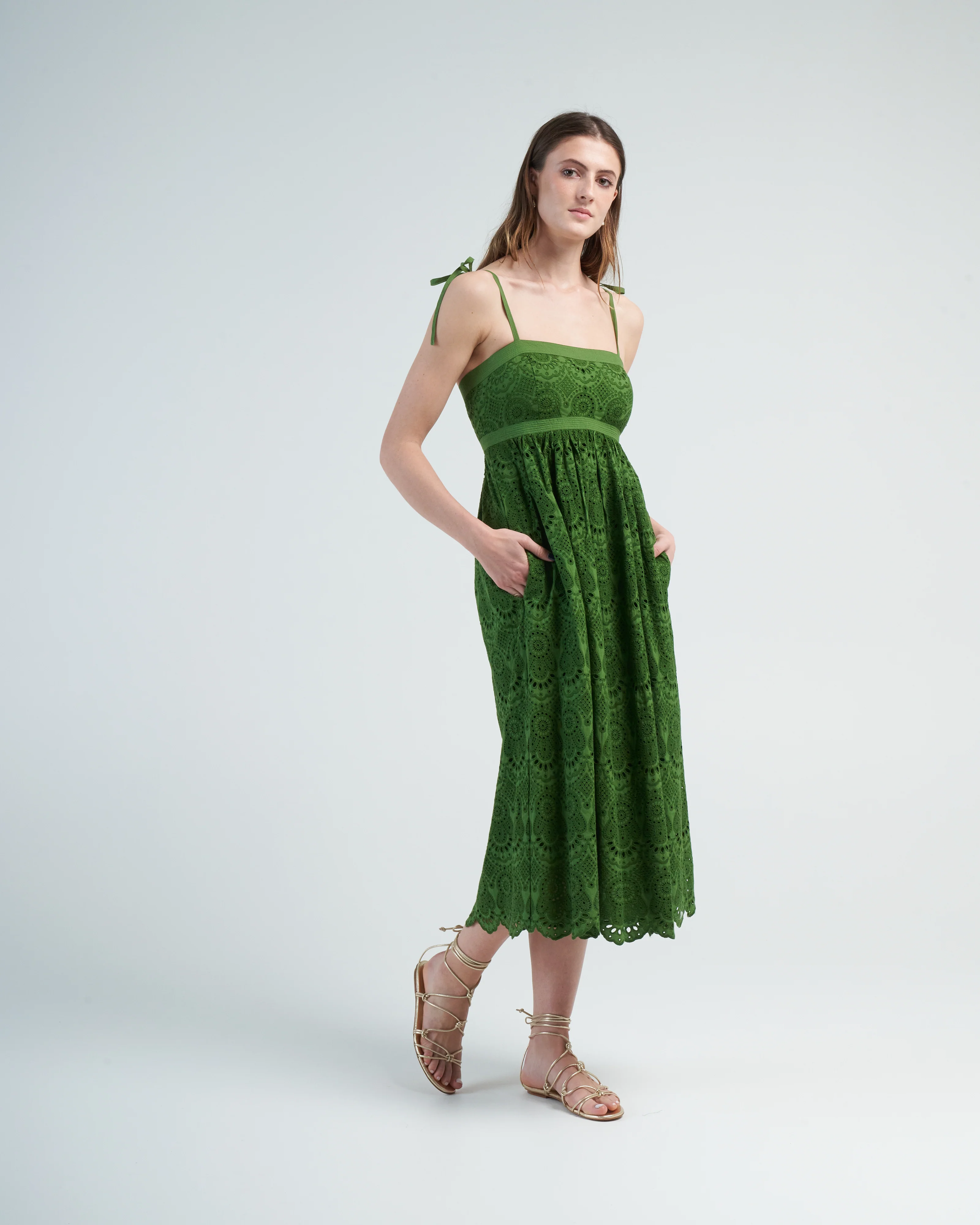 matilde dress - lichen - Image 2