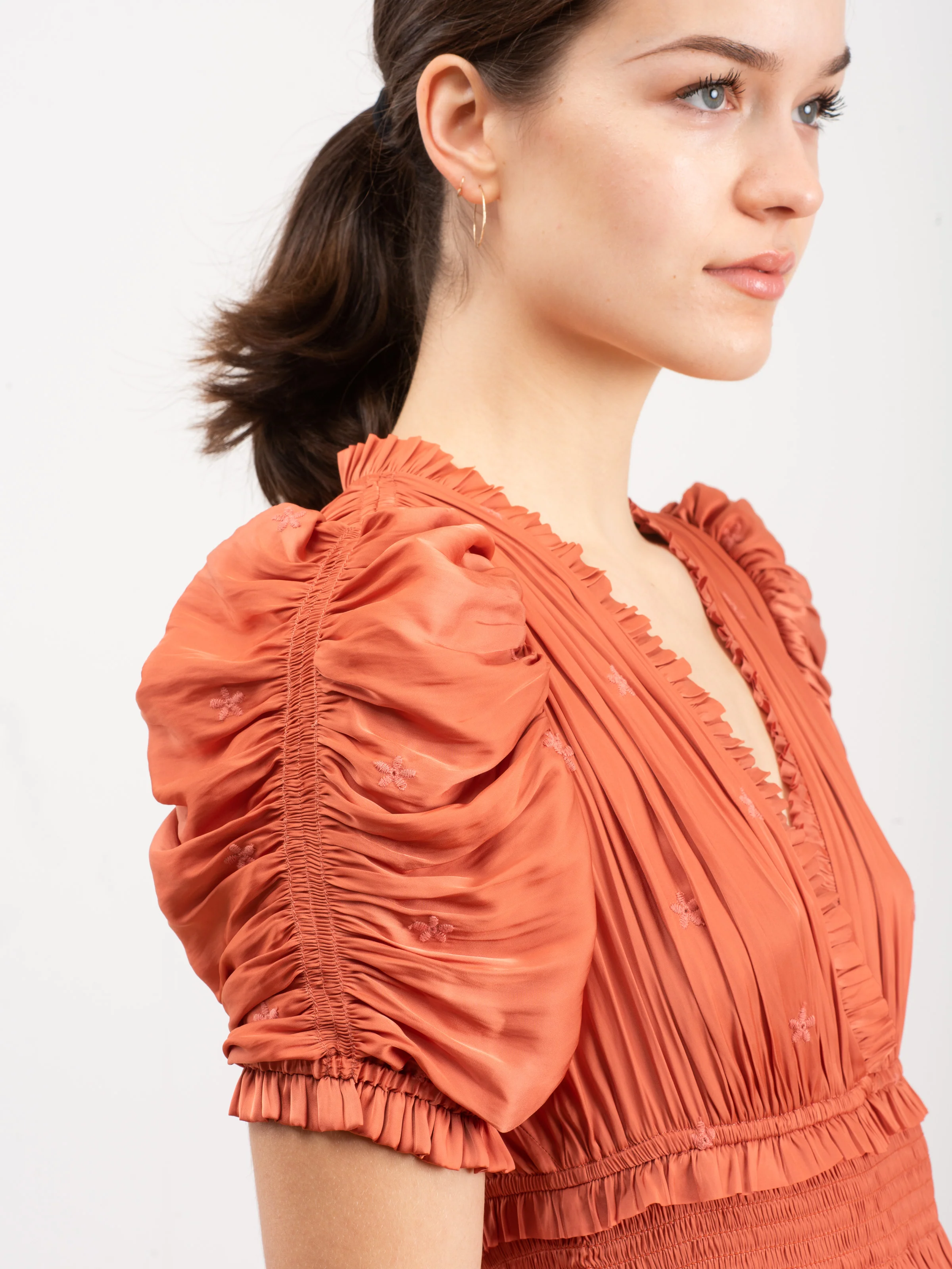 maya dress - coral - Image 4