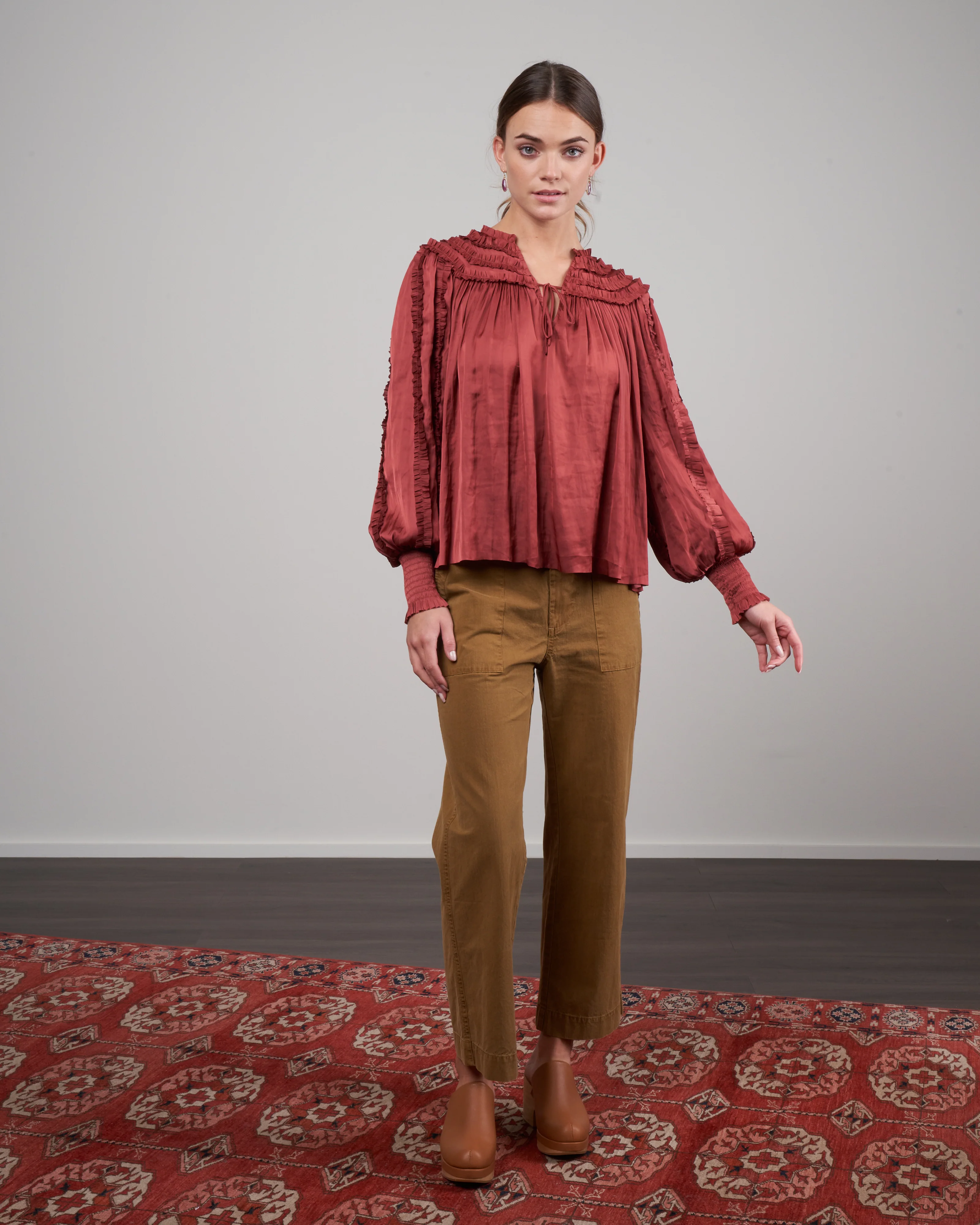 mila blouse - desert rose - Image 3
