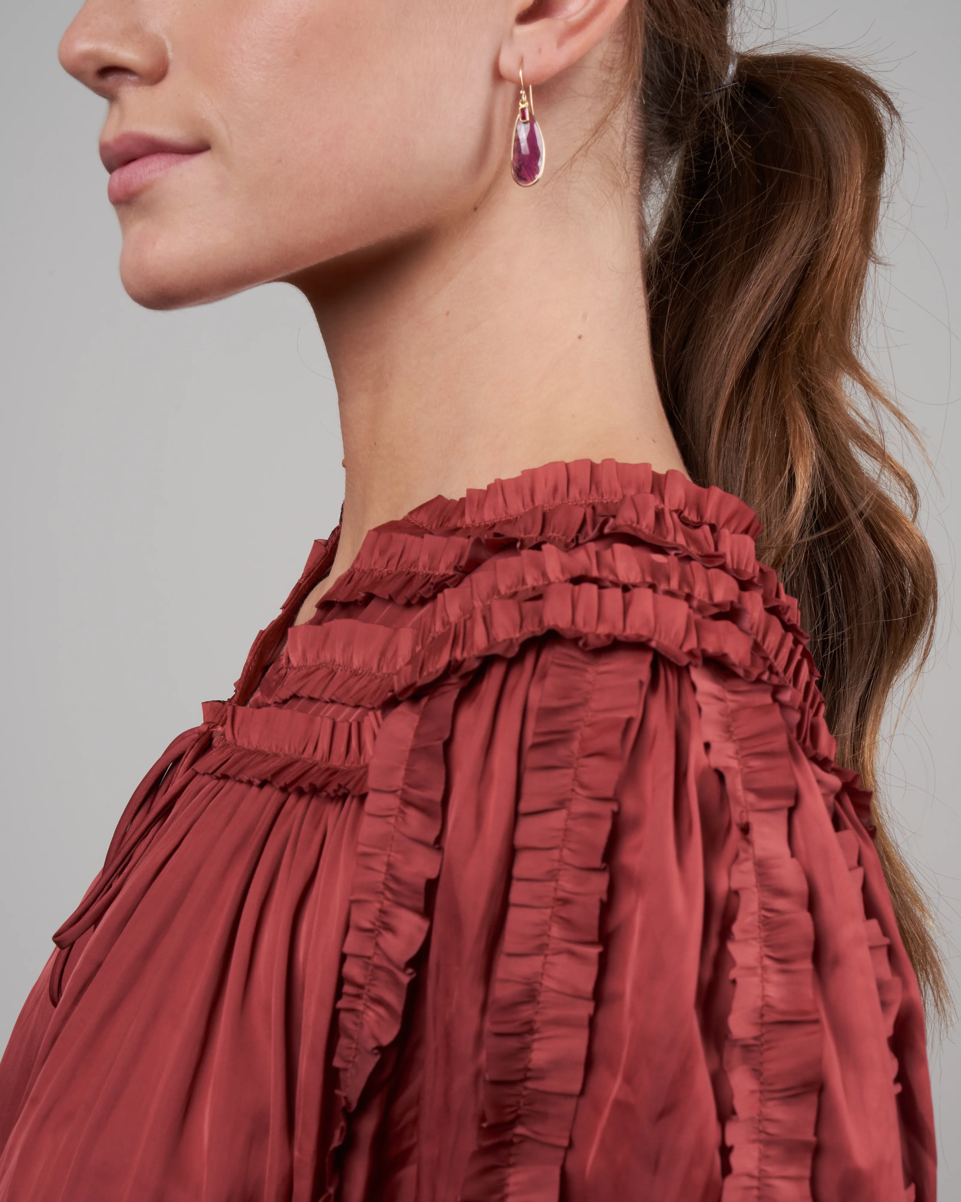 mila blouse - desert rose - Image 5