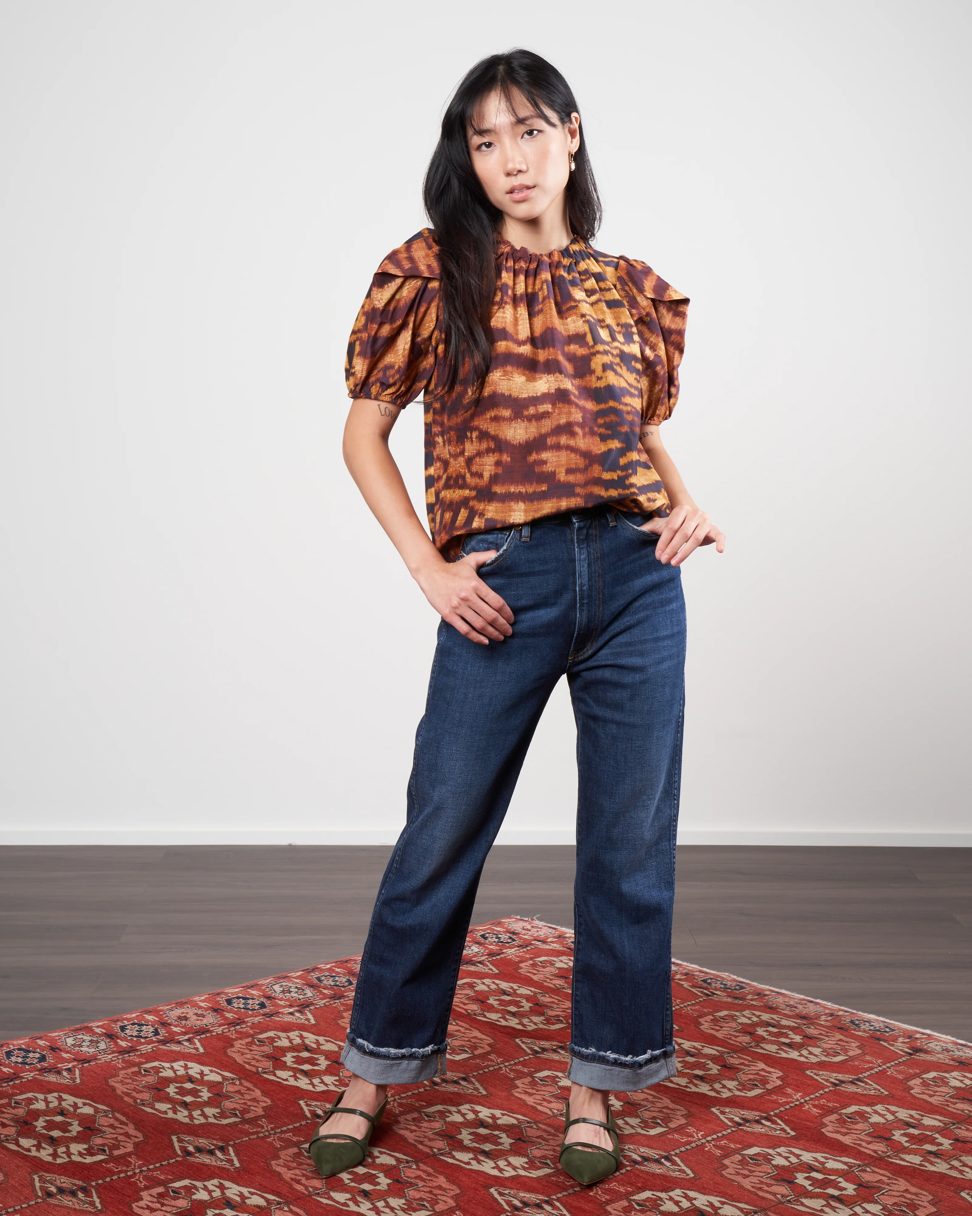neema blouse - acacia - Image 2
