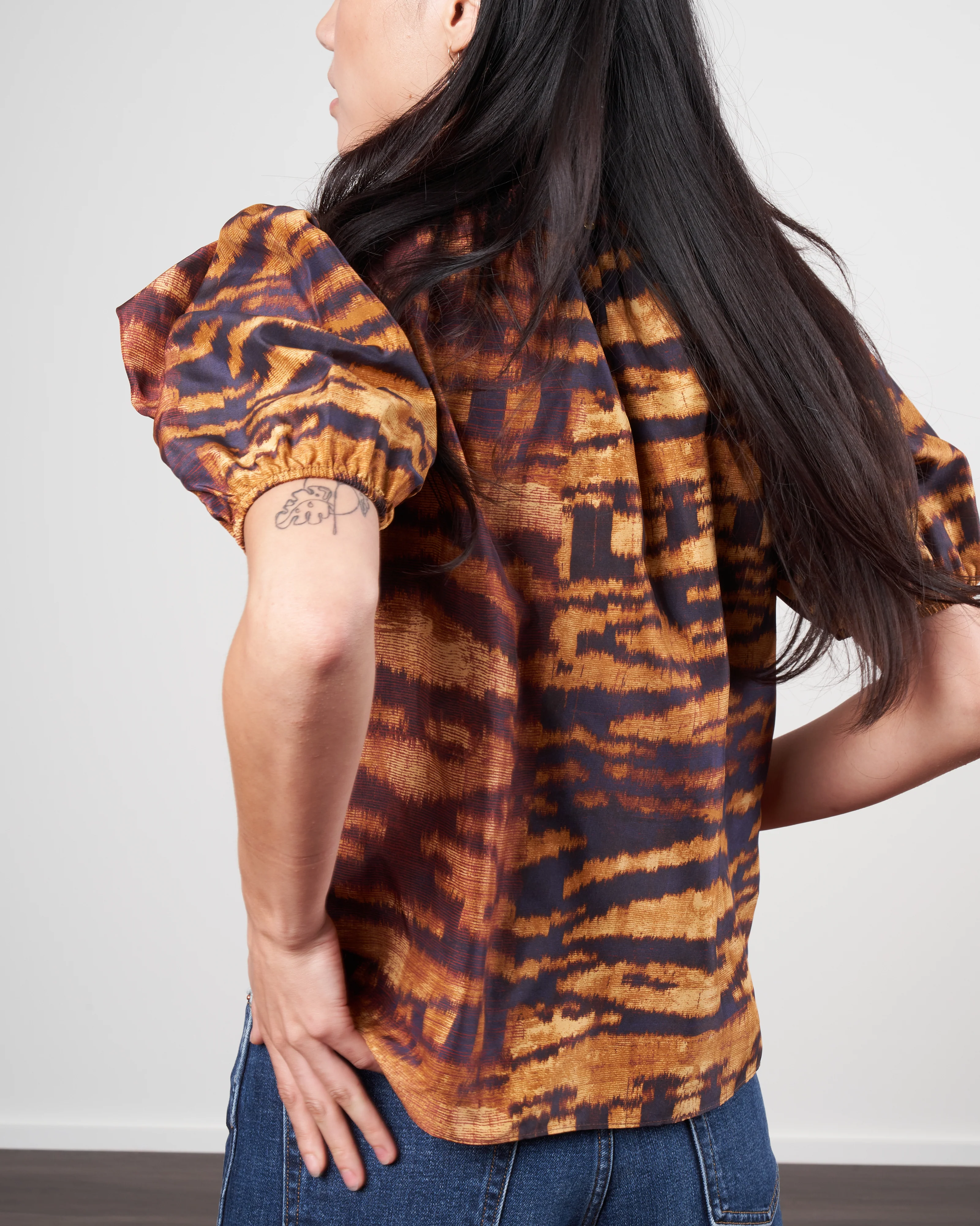 neema blouse - acacia - Image 3