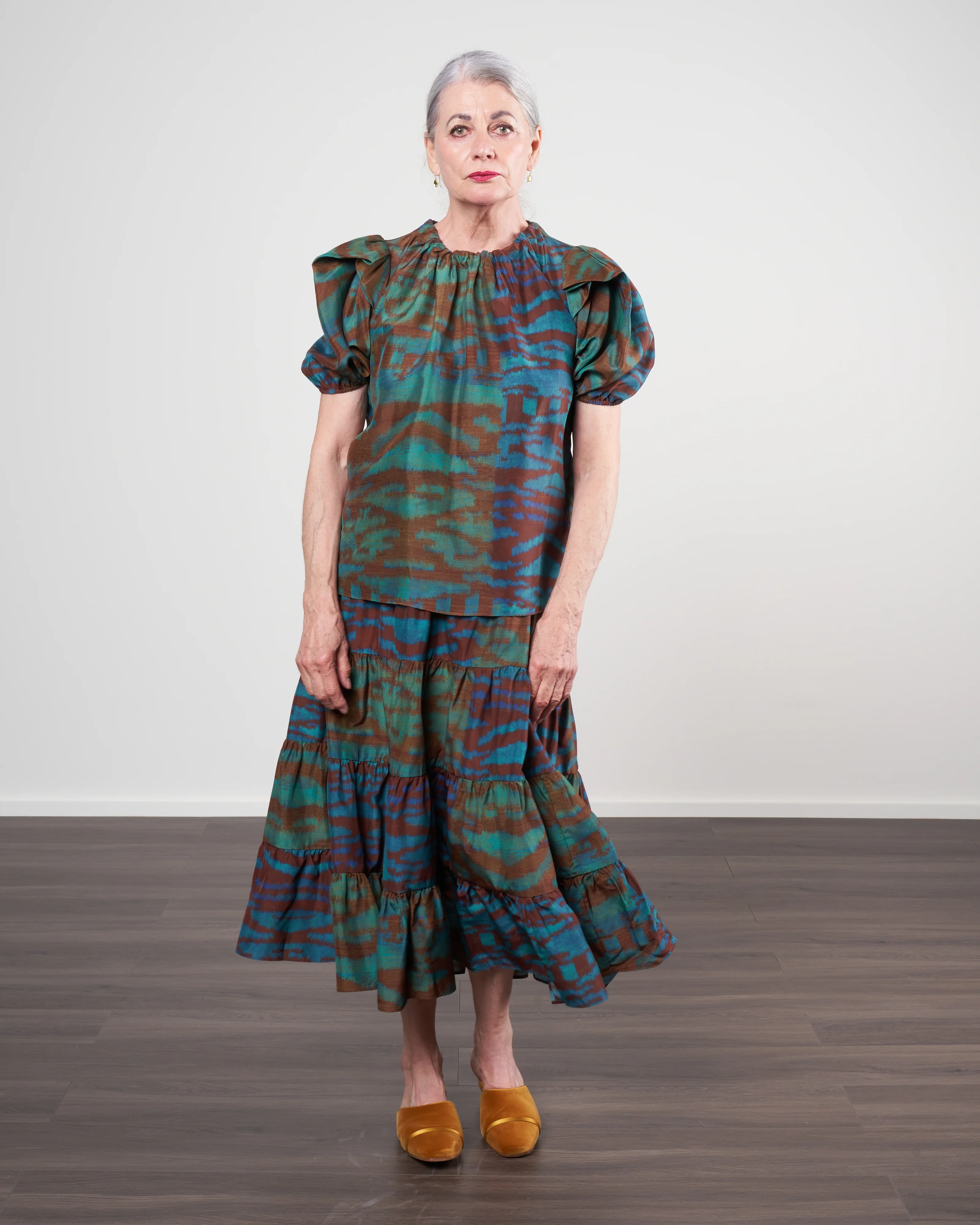 neema blouse - emerald - Image 2