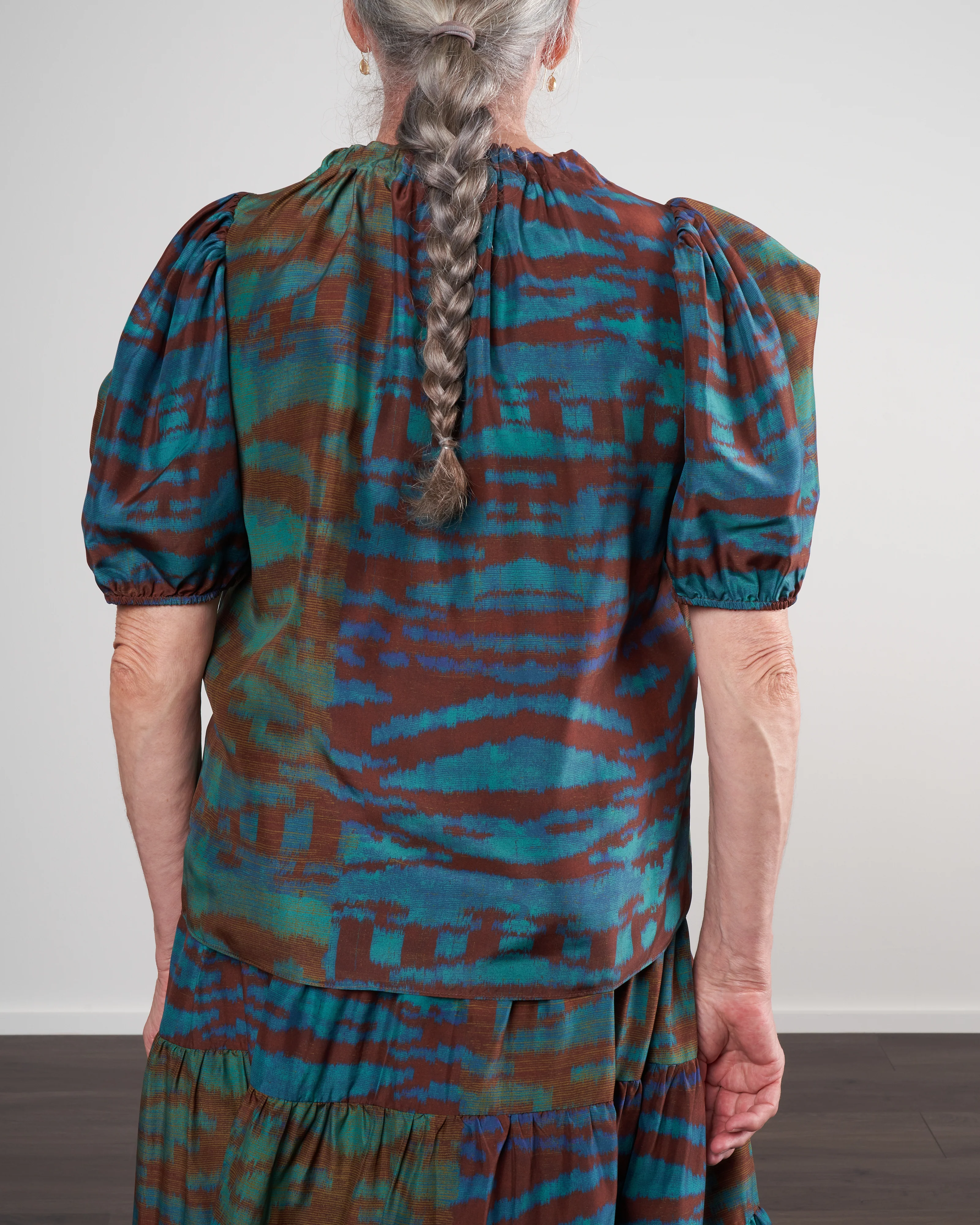 neema blouse - emerald - Image 4