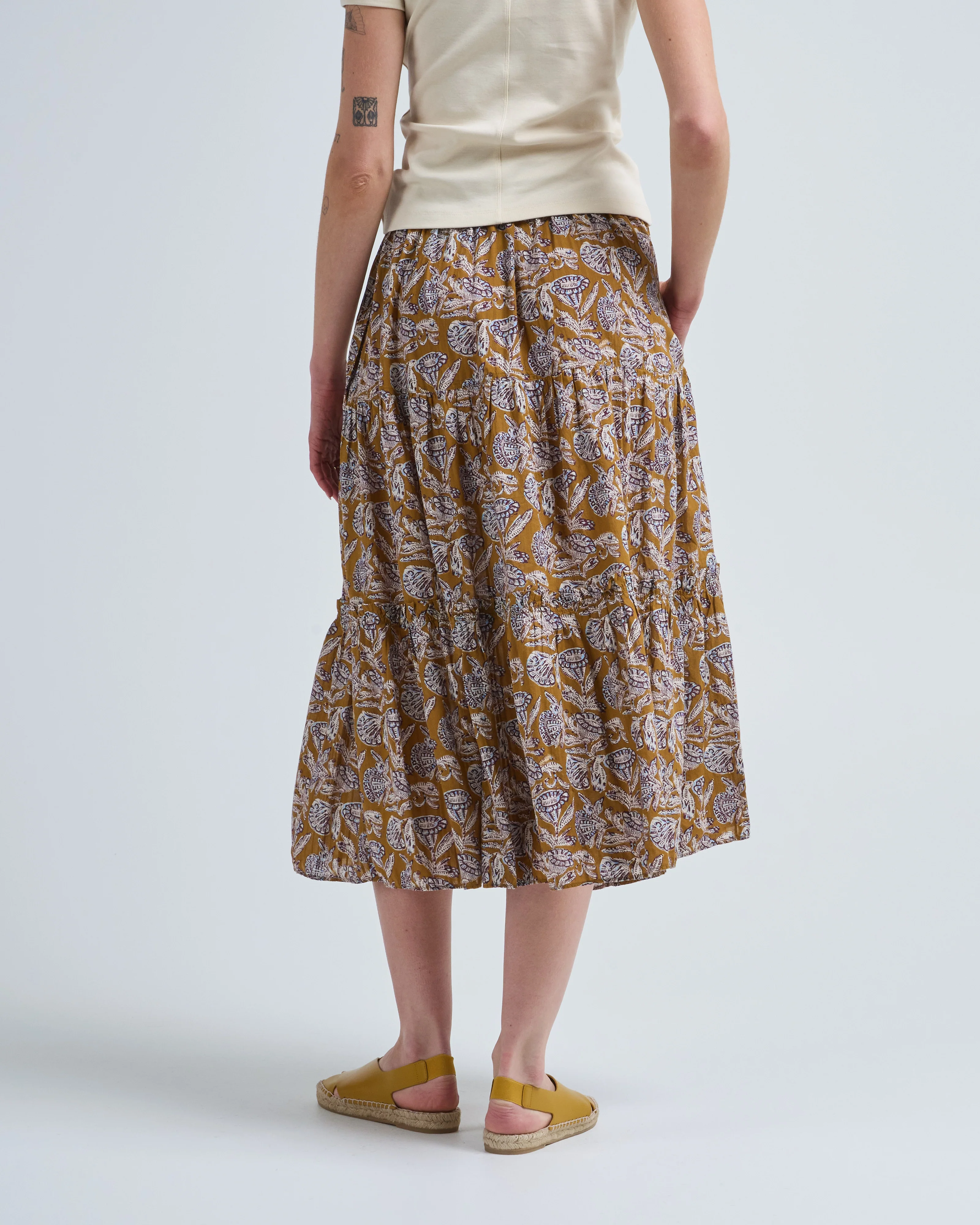 nessa cotton midi skirt - Image 4