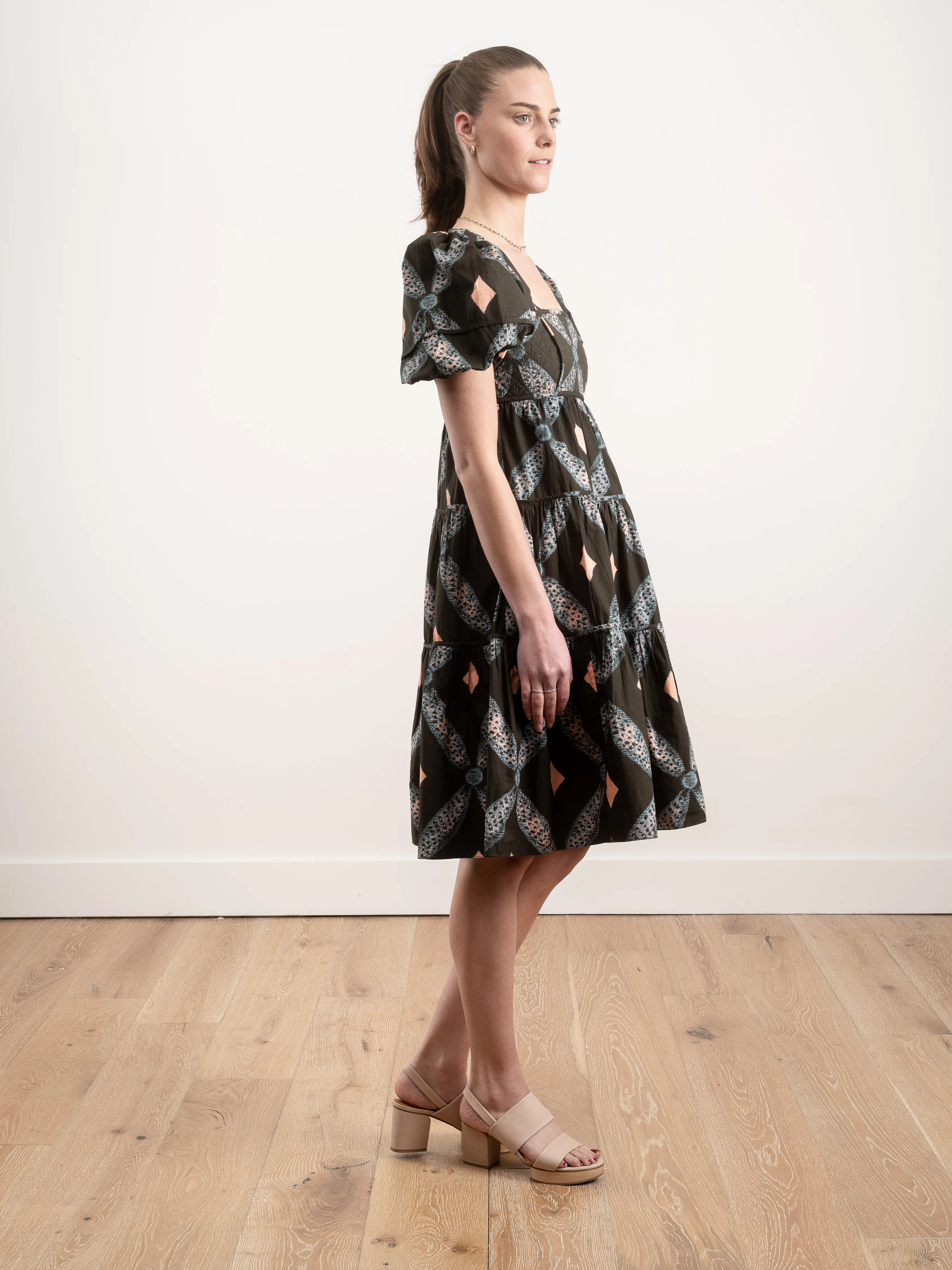 nora dress - army - Image 2