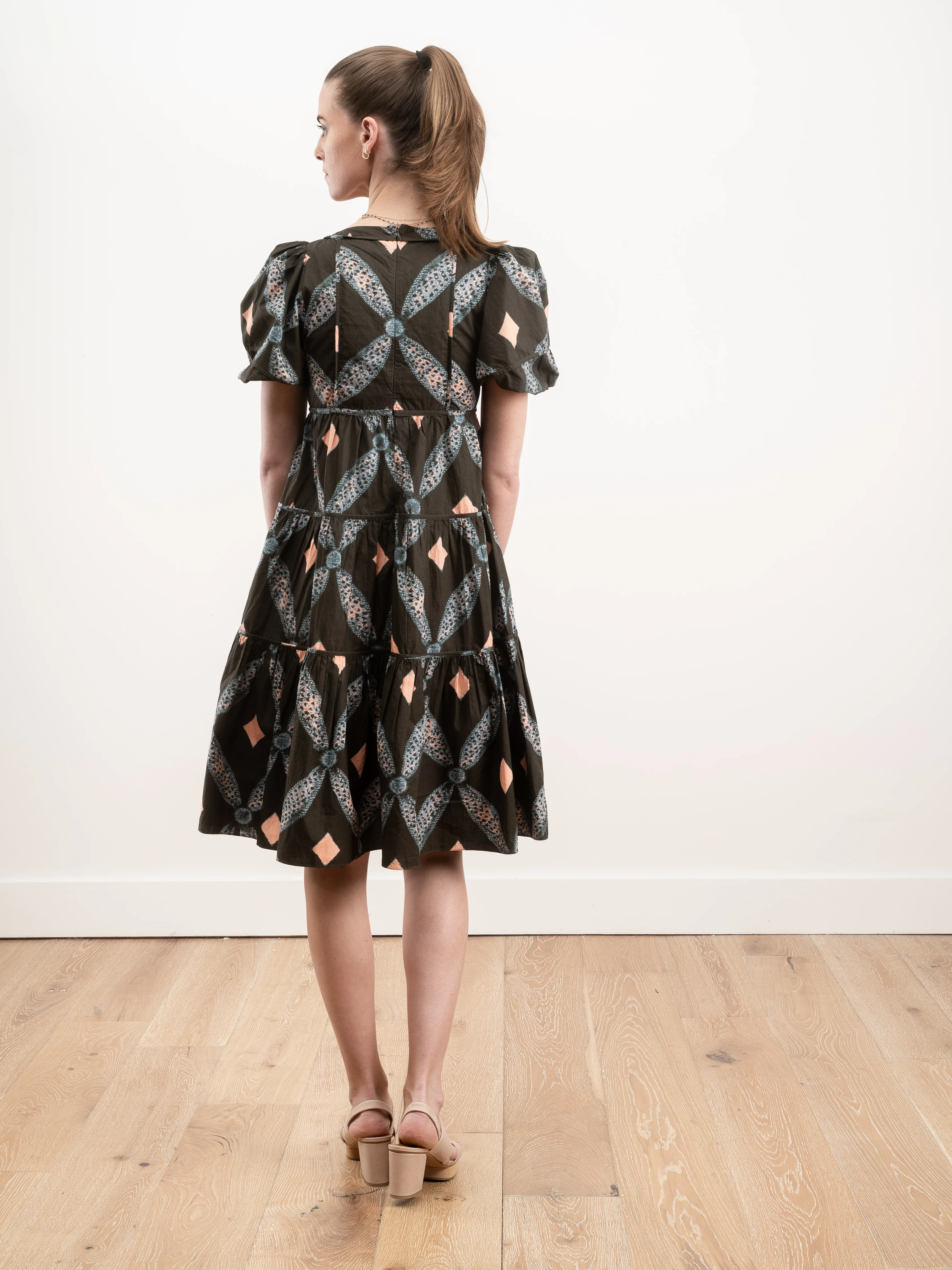 nora dress - army - Image 3