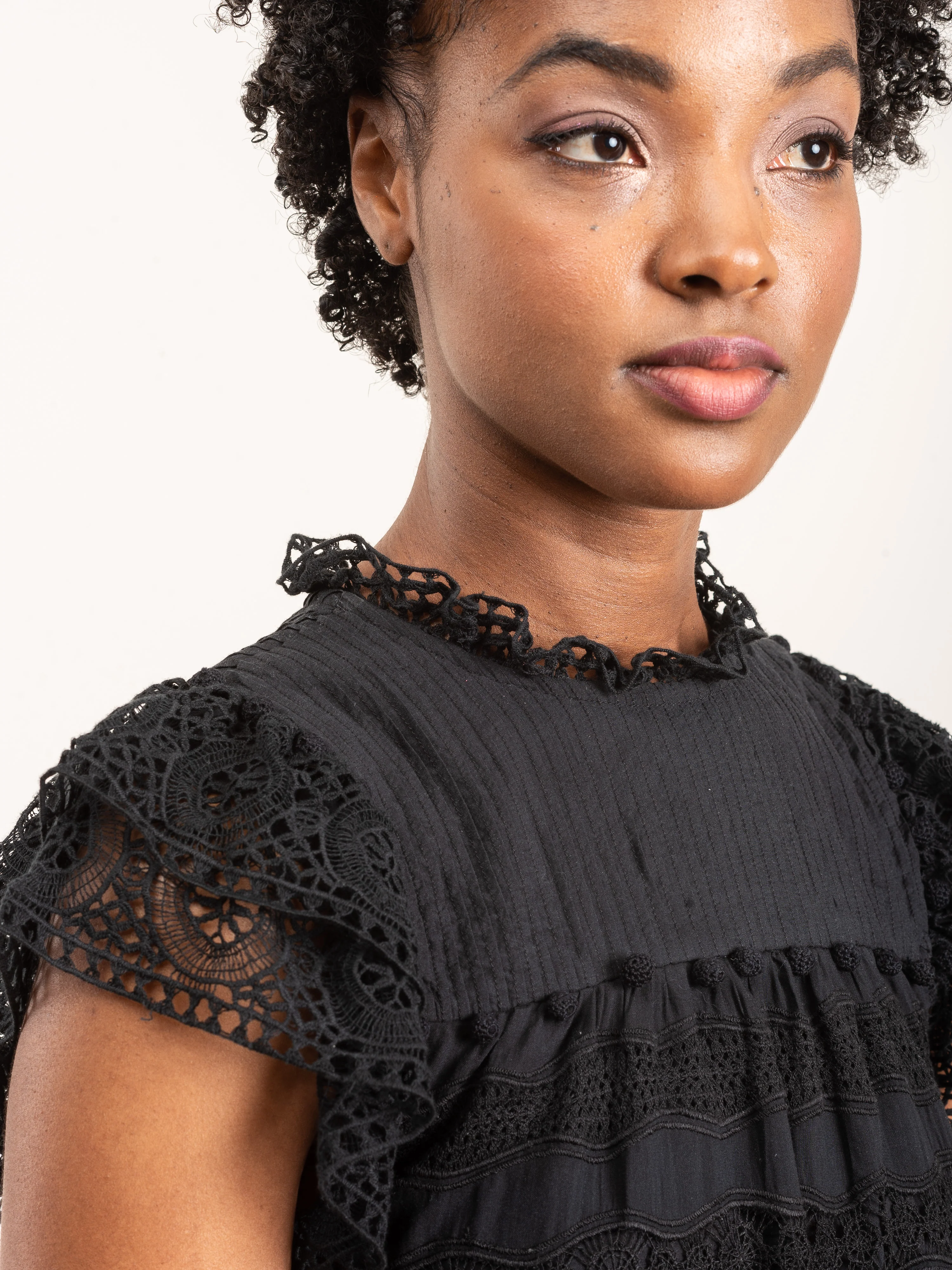 nora dress - noir - Image 5