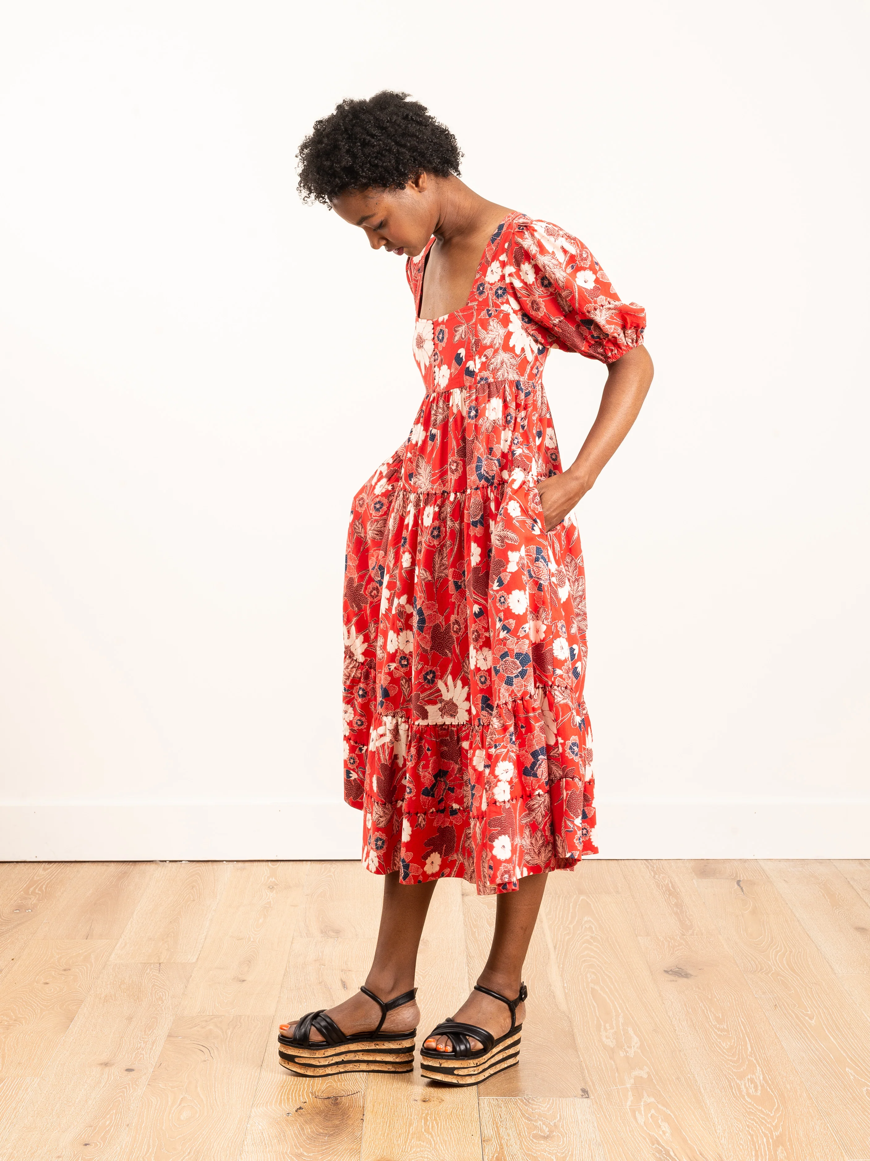 nora dress - scarlet - Image 2