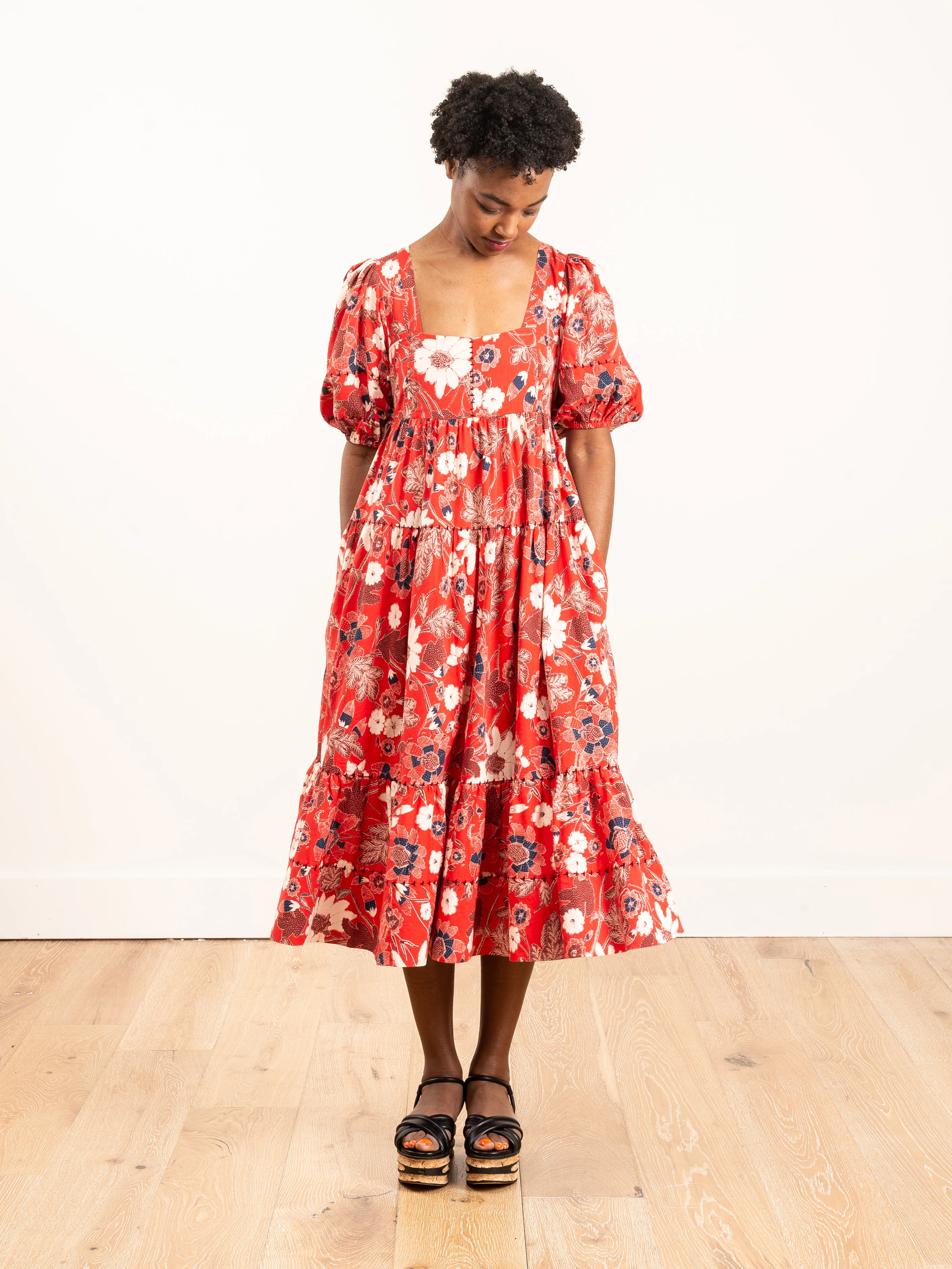 nora dress - scarlet - Image 3