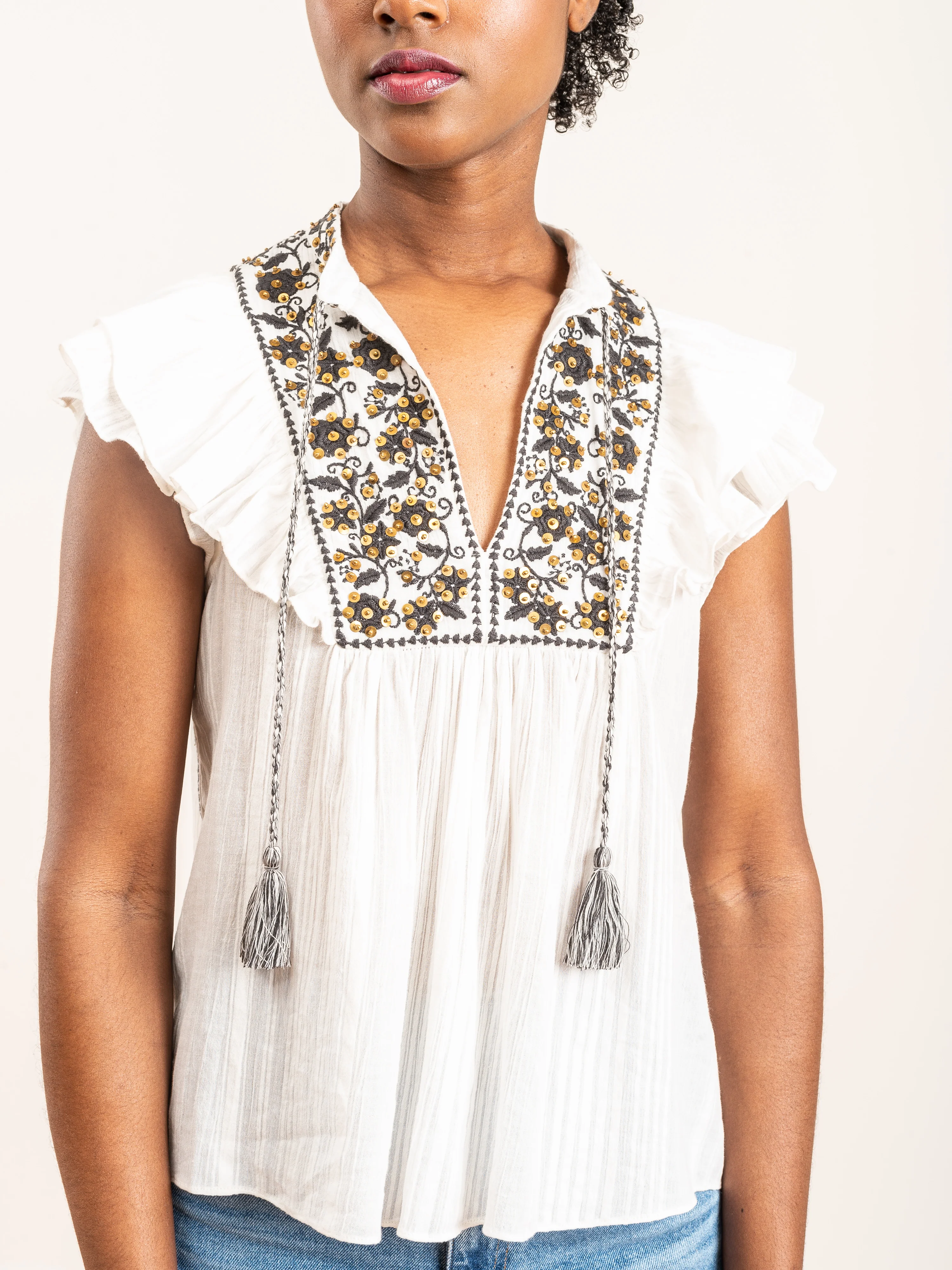 nuru top - blanc - Image 4