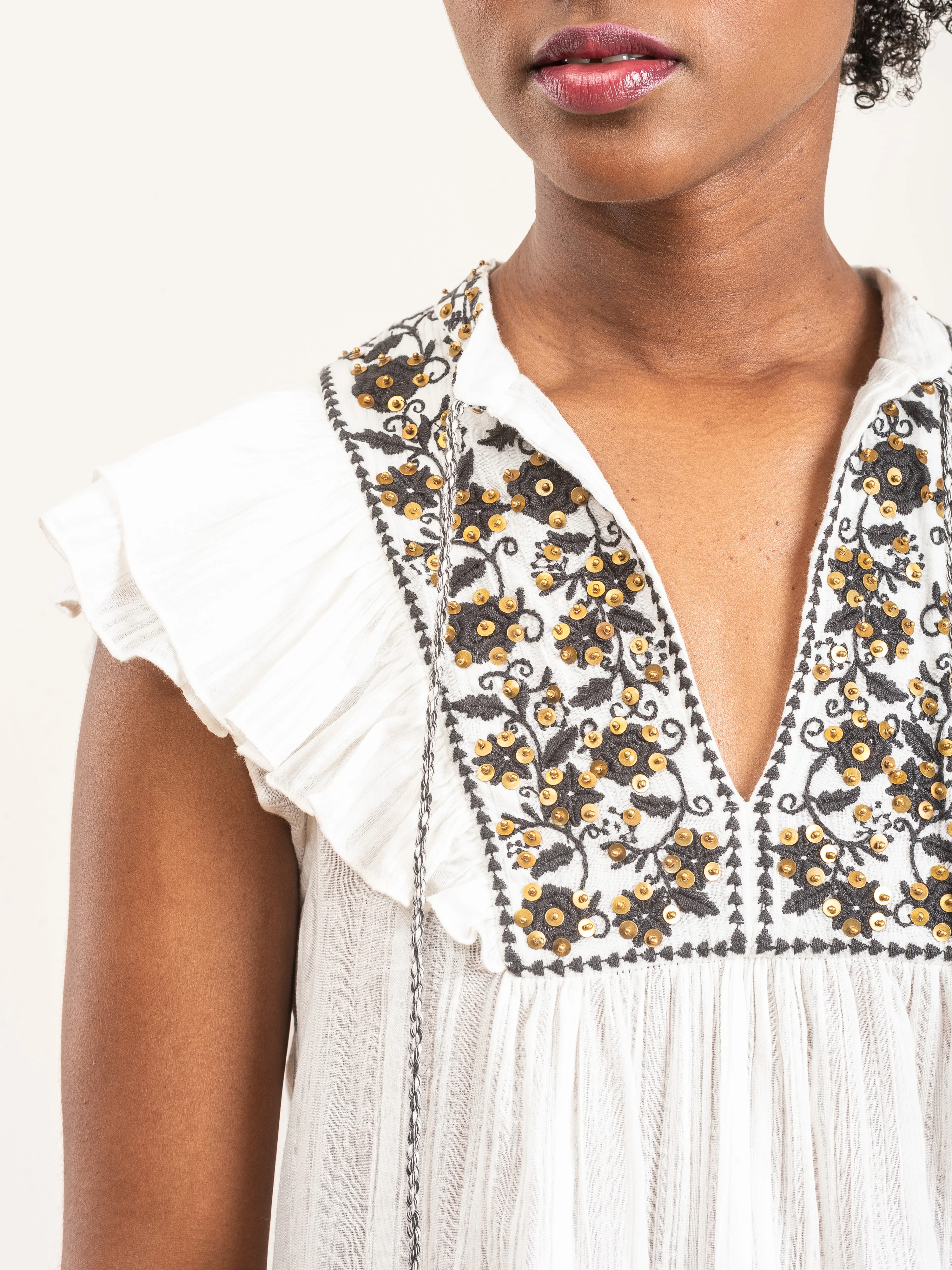 nuru top - blanc - Image 7