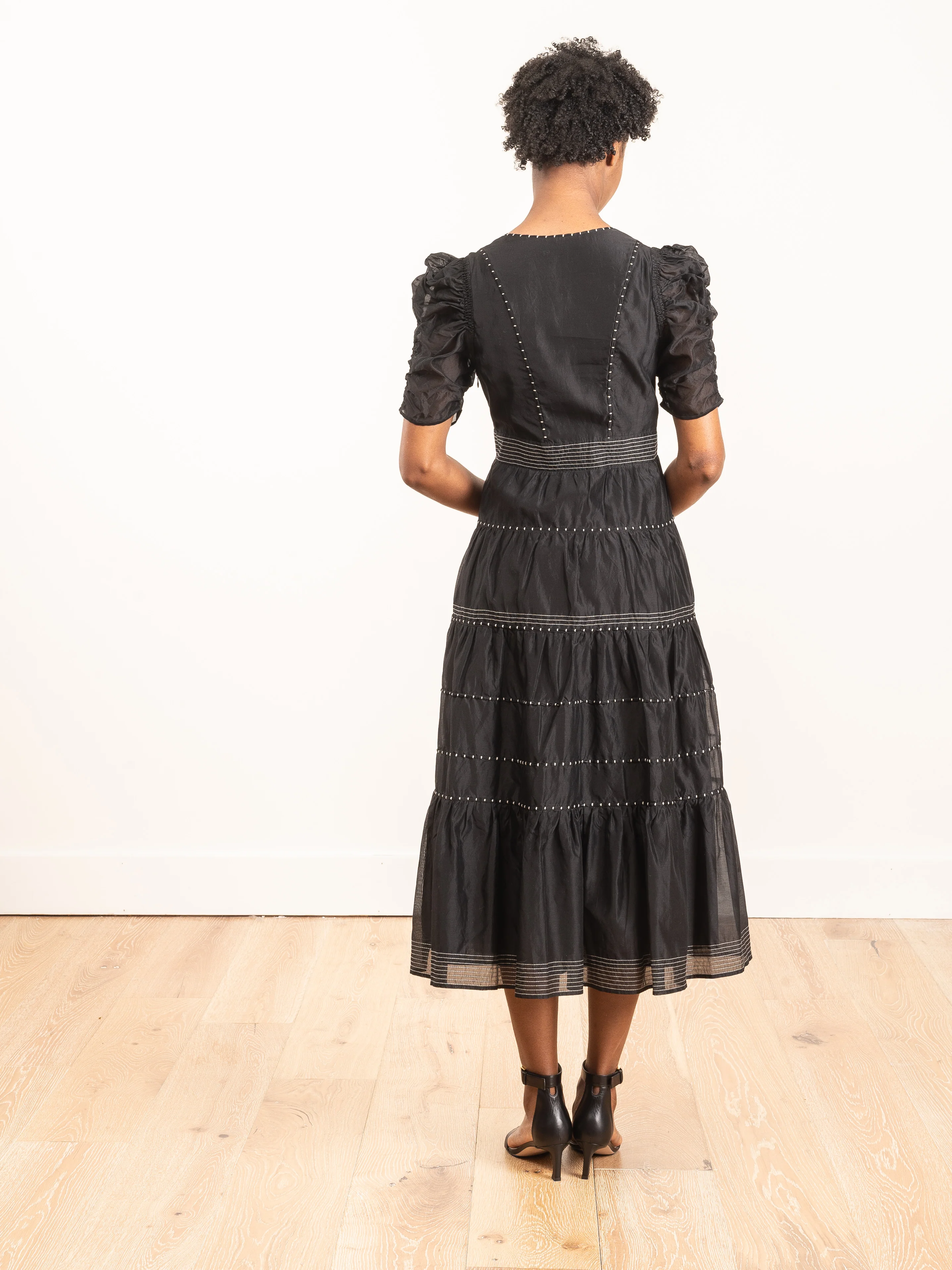 odile dress - noir - Image 3
