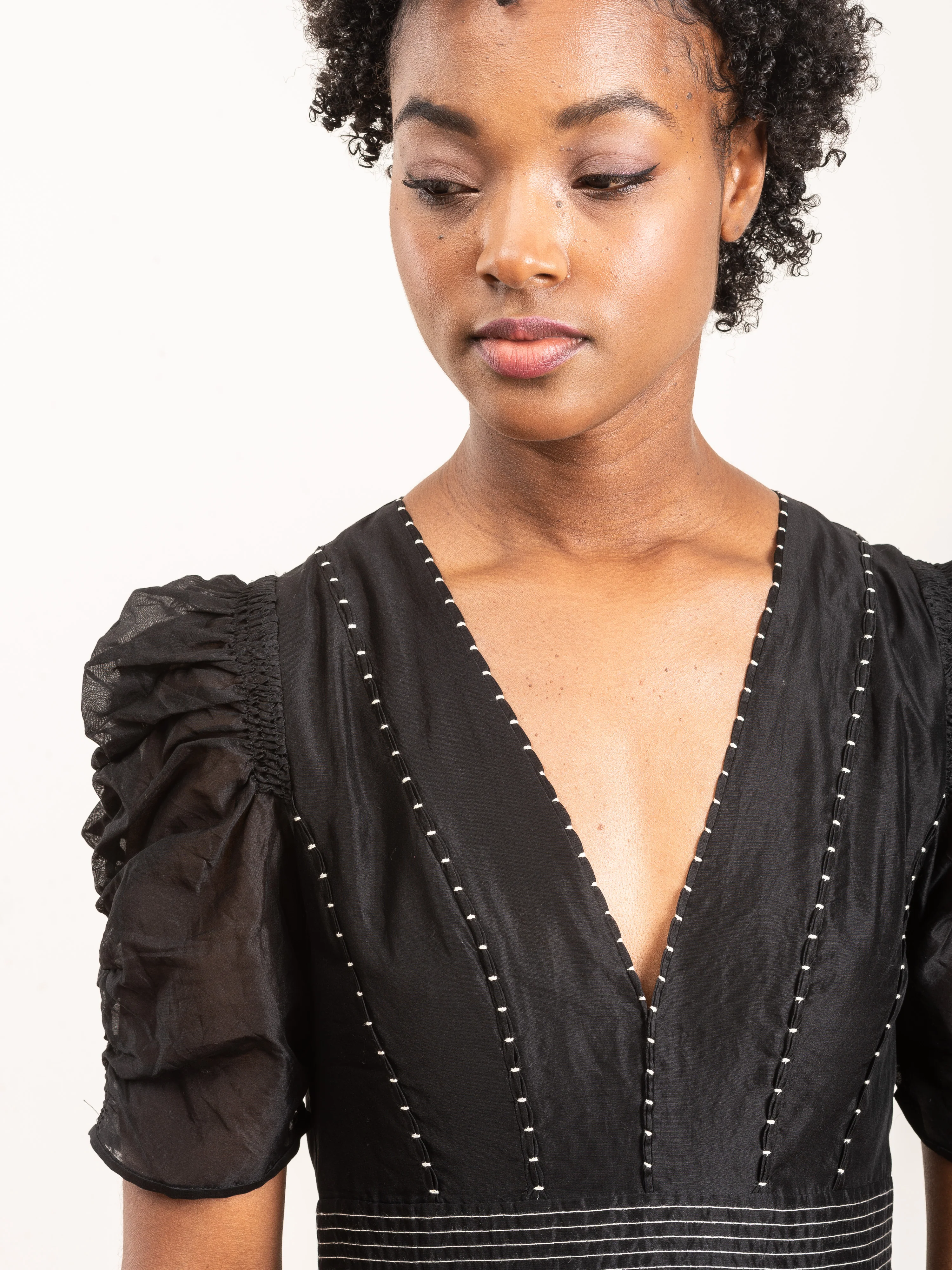 odile dress - noir - Image 4