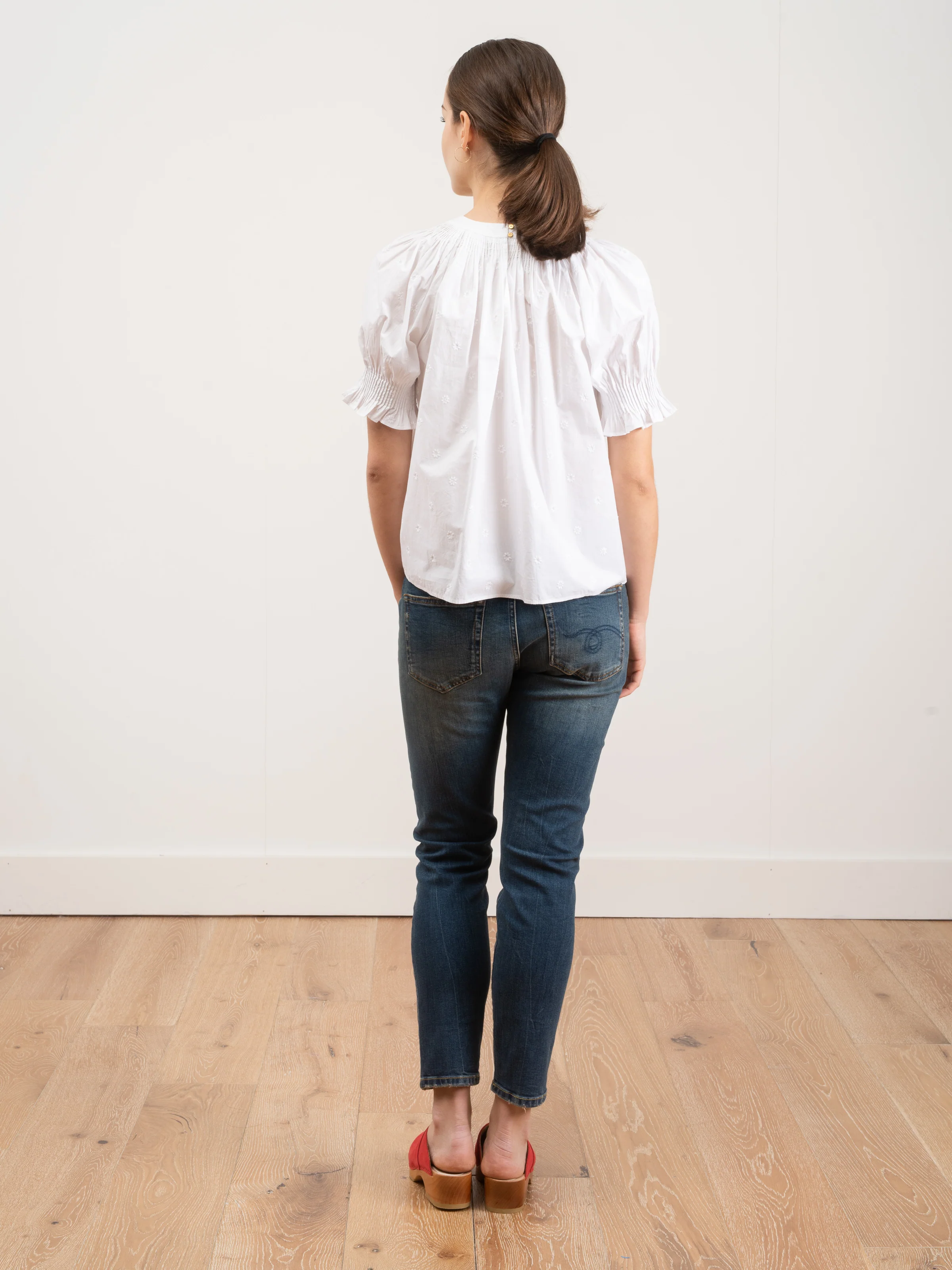 olive top - blanc - Image 3