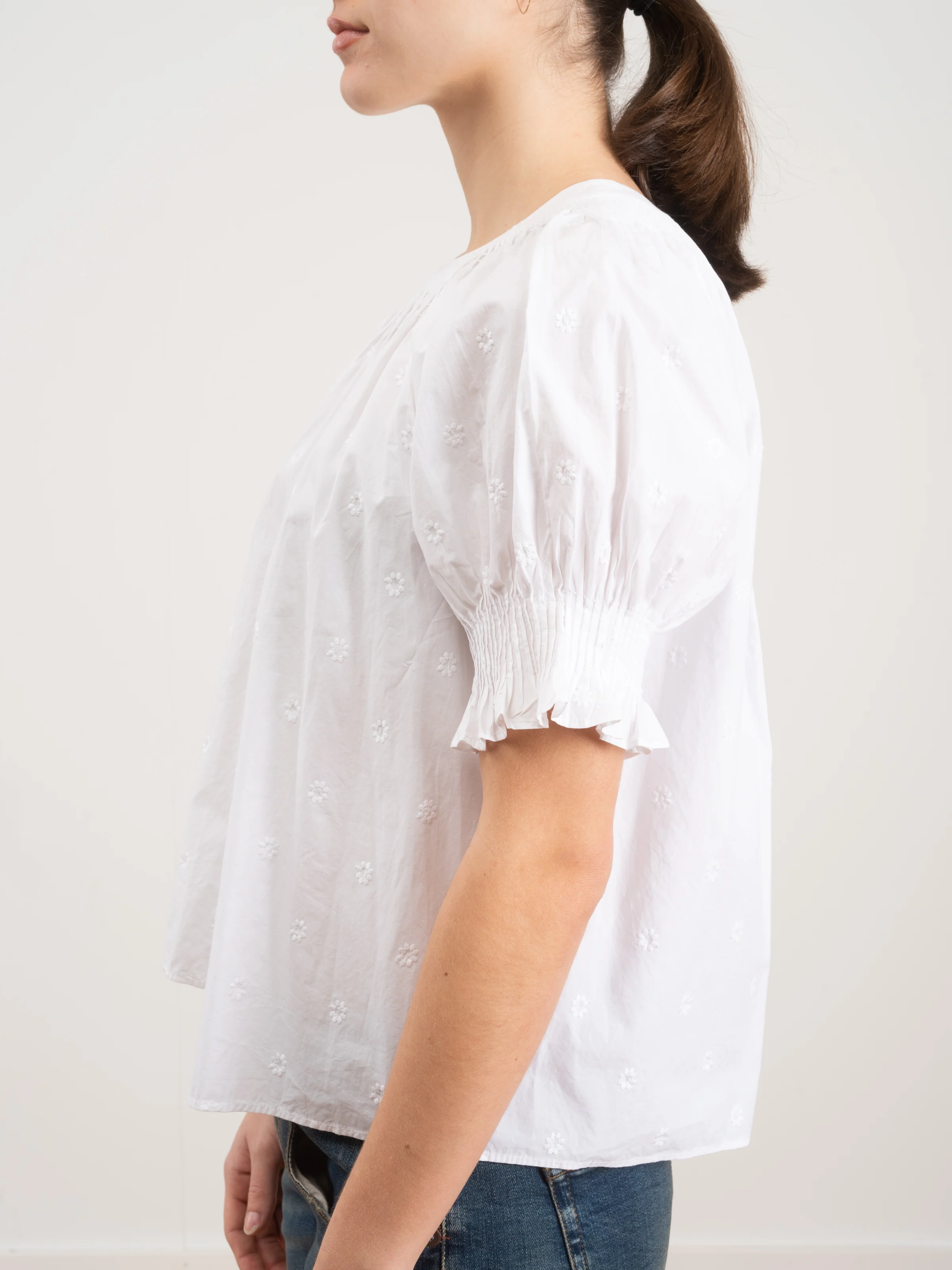 olive top - blanc - Image 5