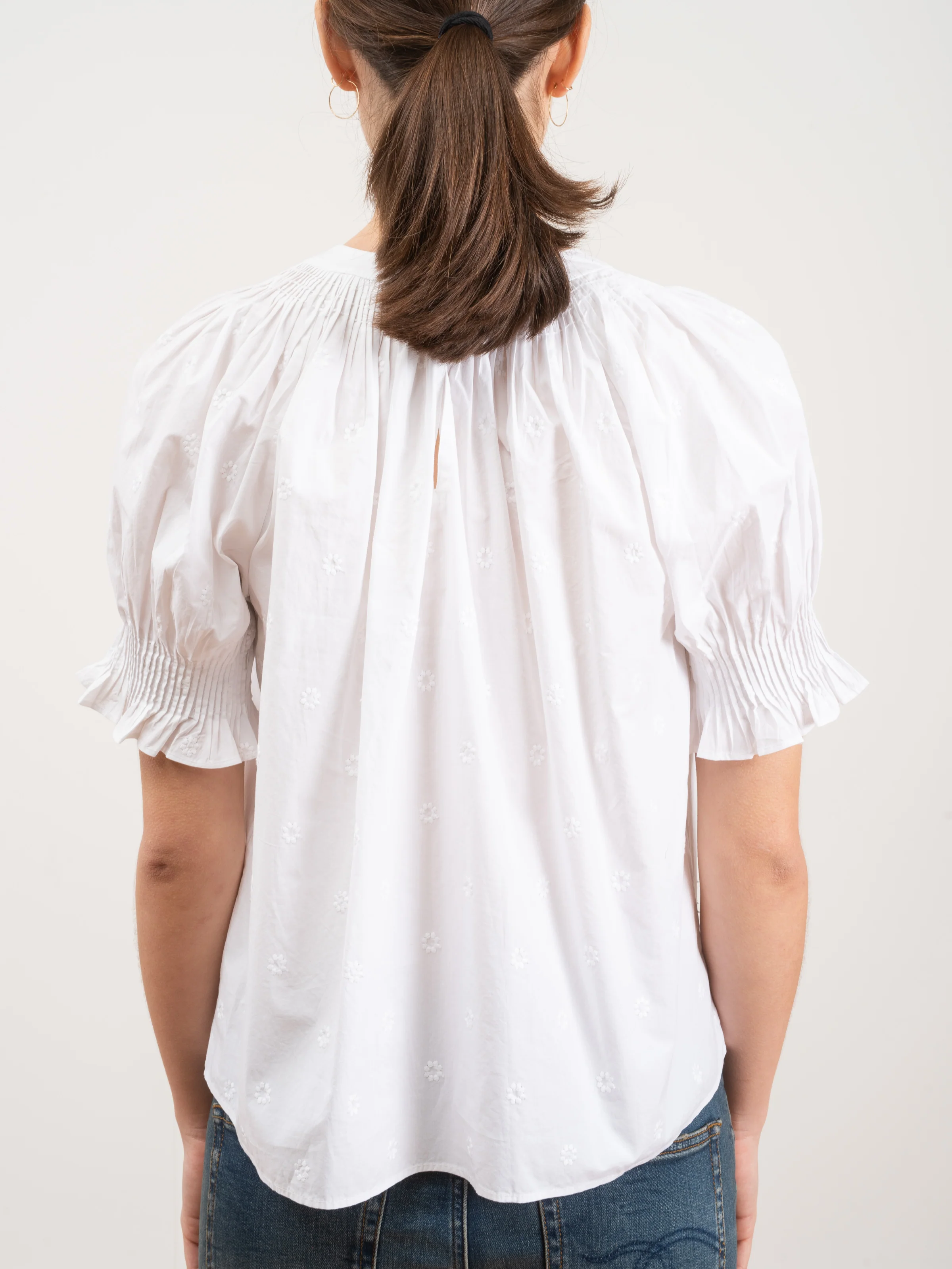 olive top - blanc - Image 6