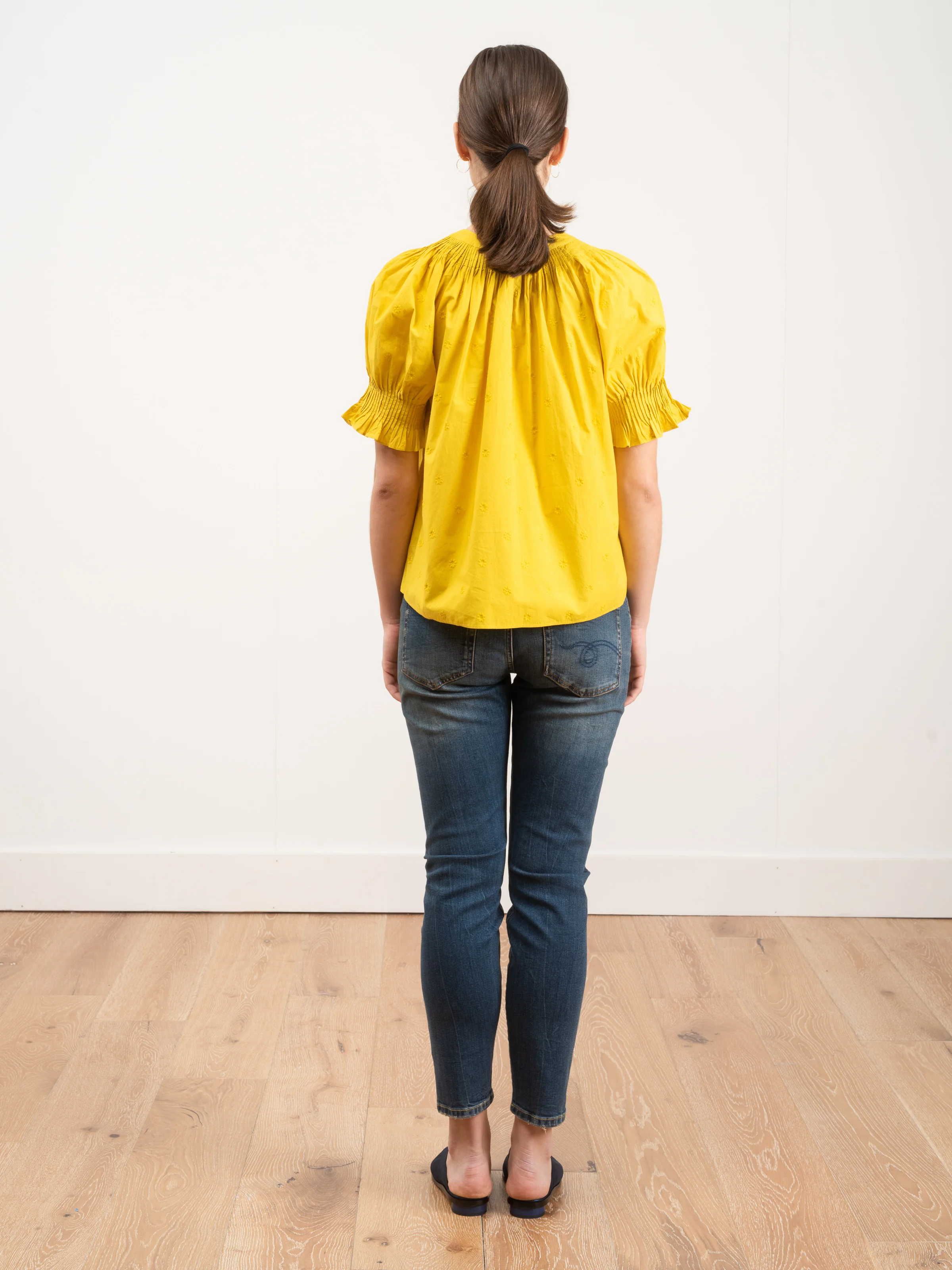 olive top - chartreuse - Image 3