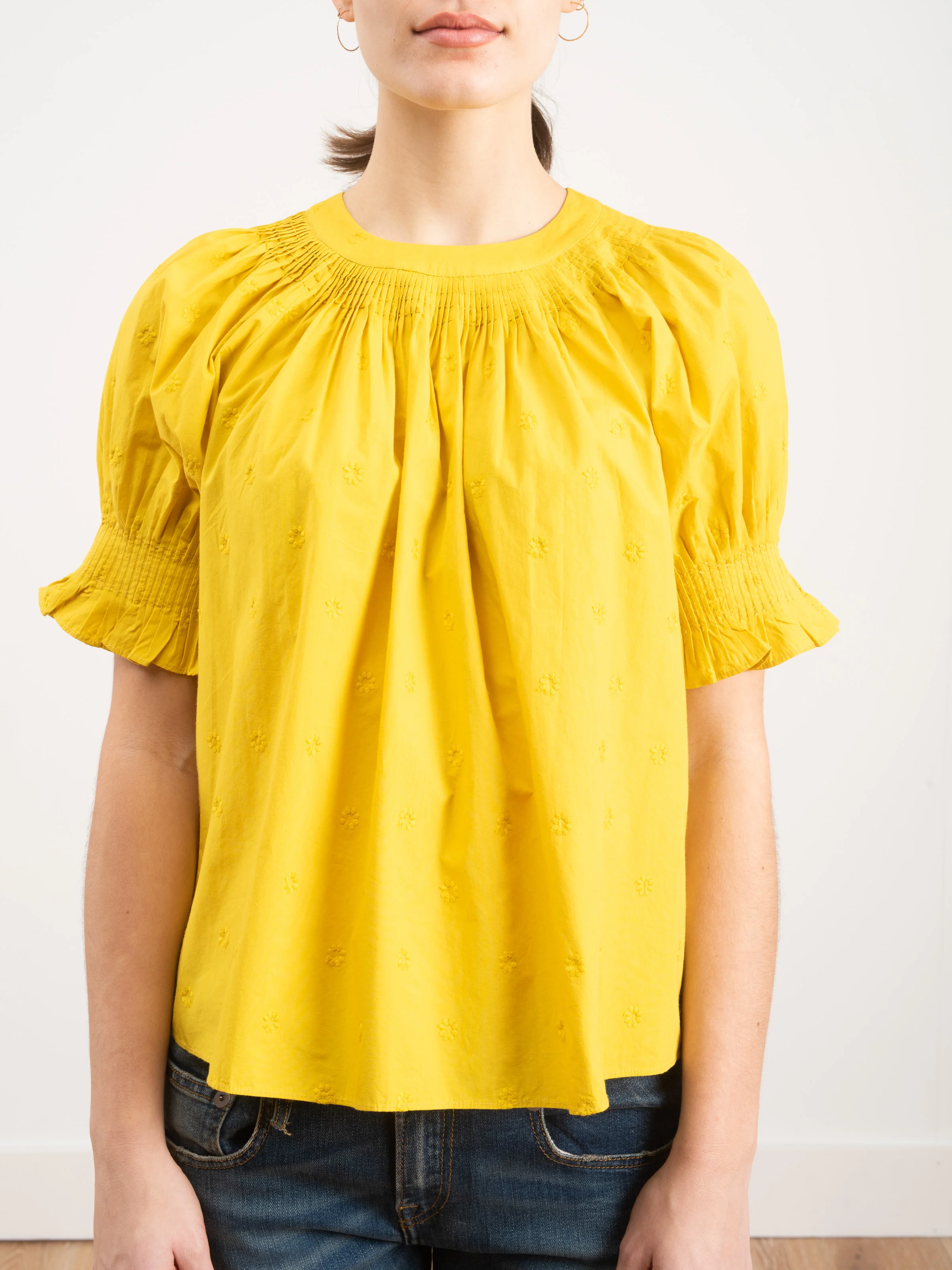 olive top - chartreuse - Image 4