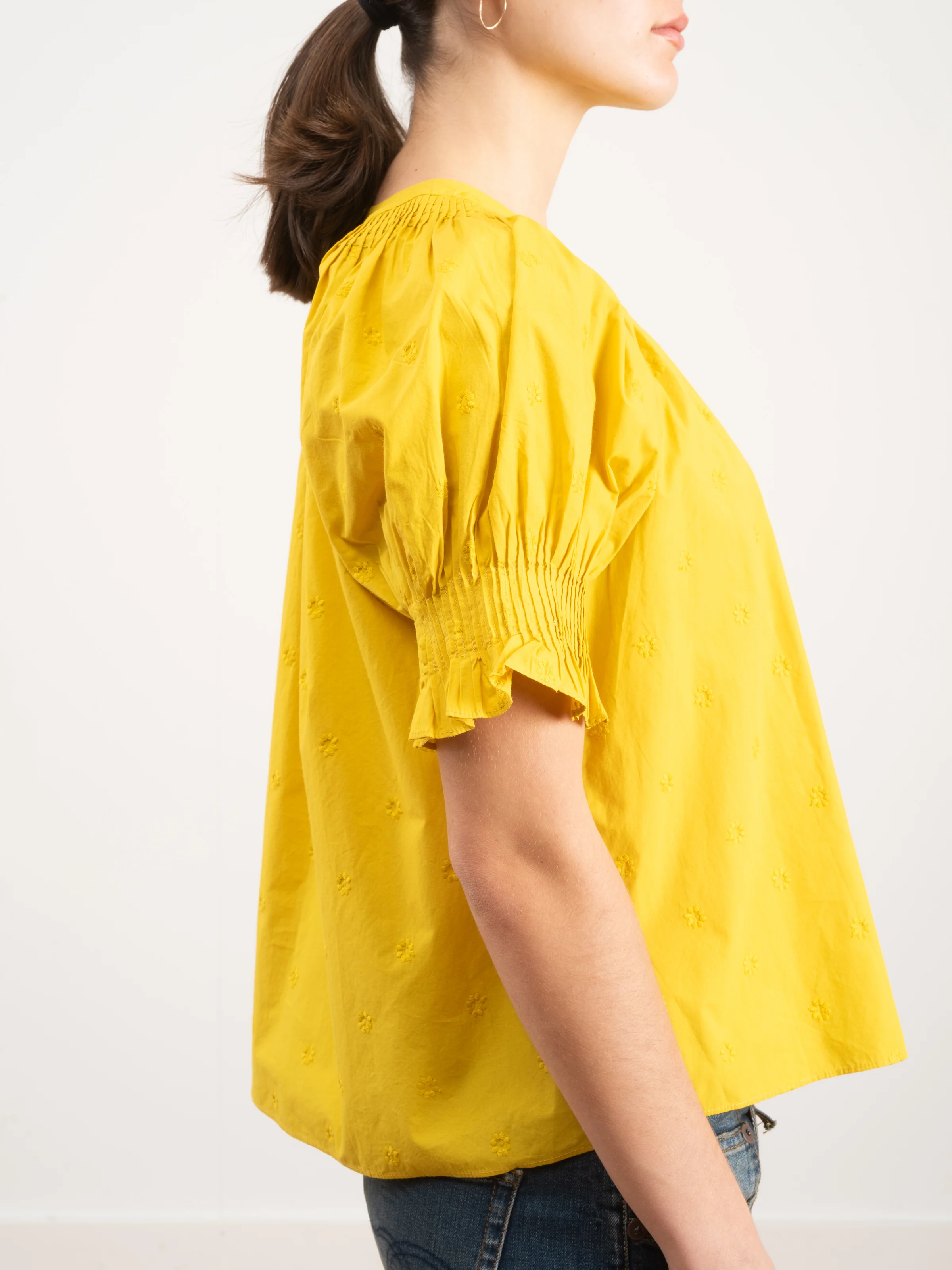 olive top - chartreuse - Image 5