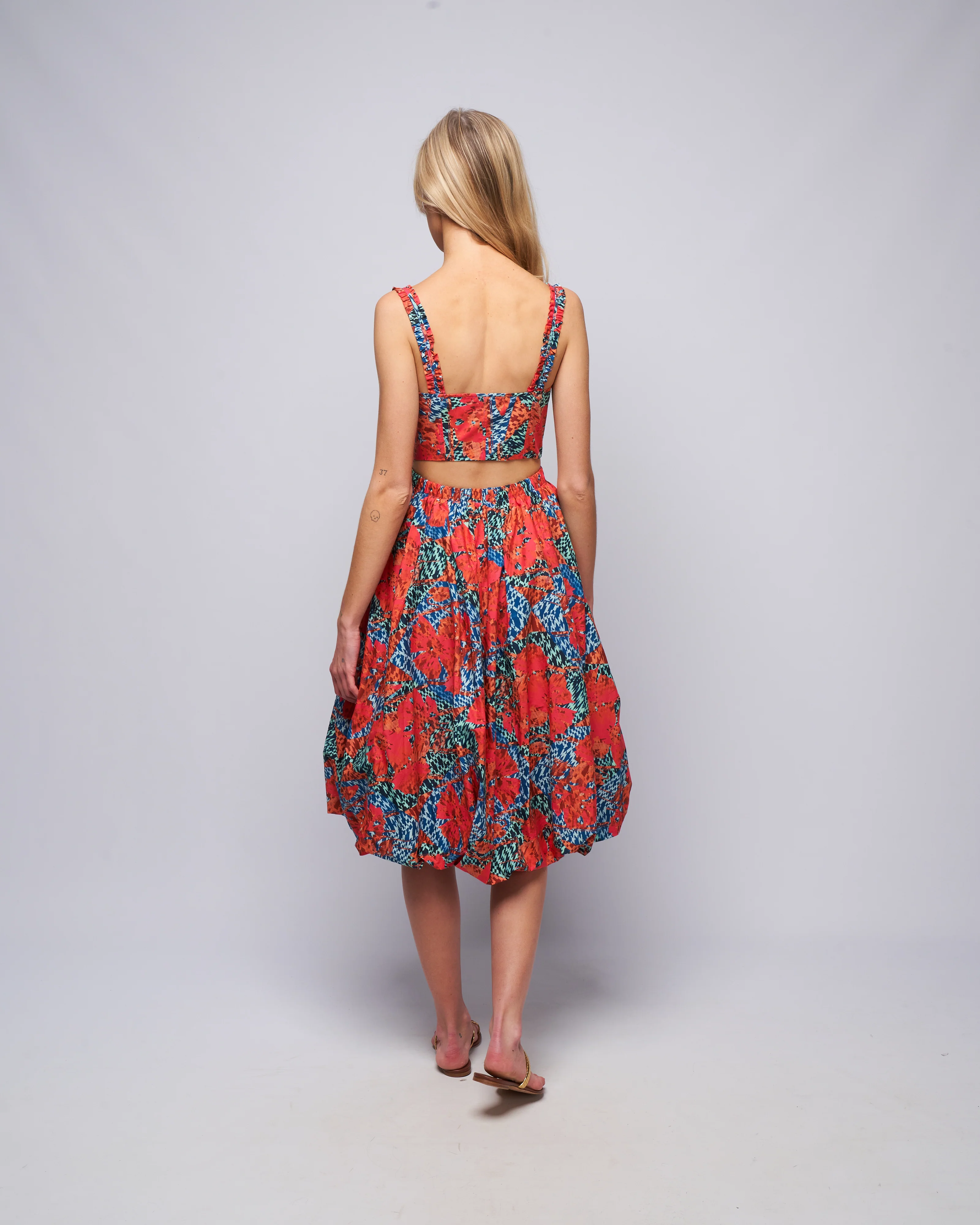 olympia dress - flamingo - Image 4