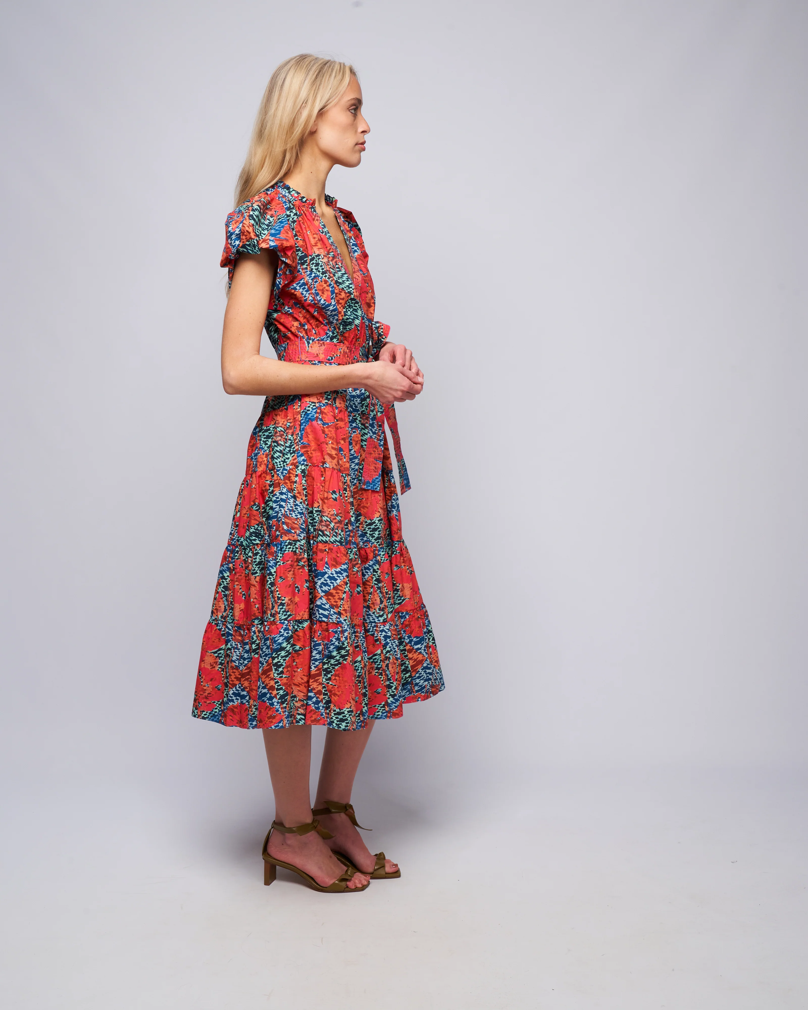 ottilie dress - flamingo - Image 3