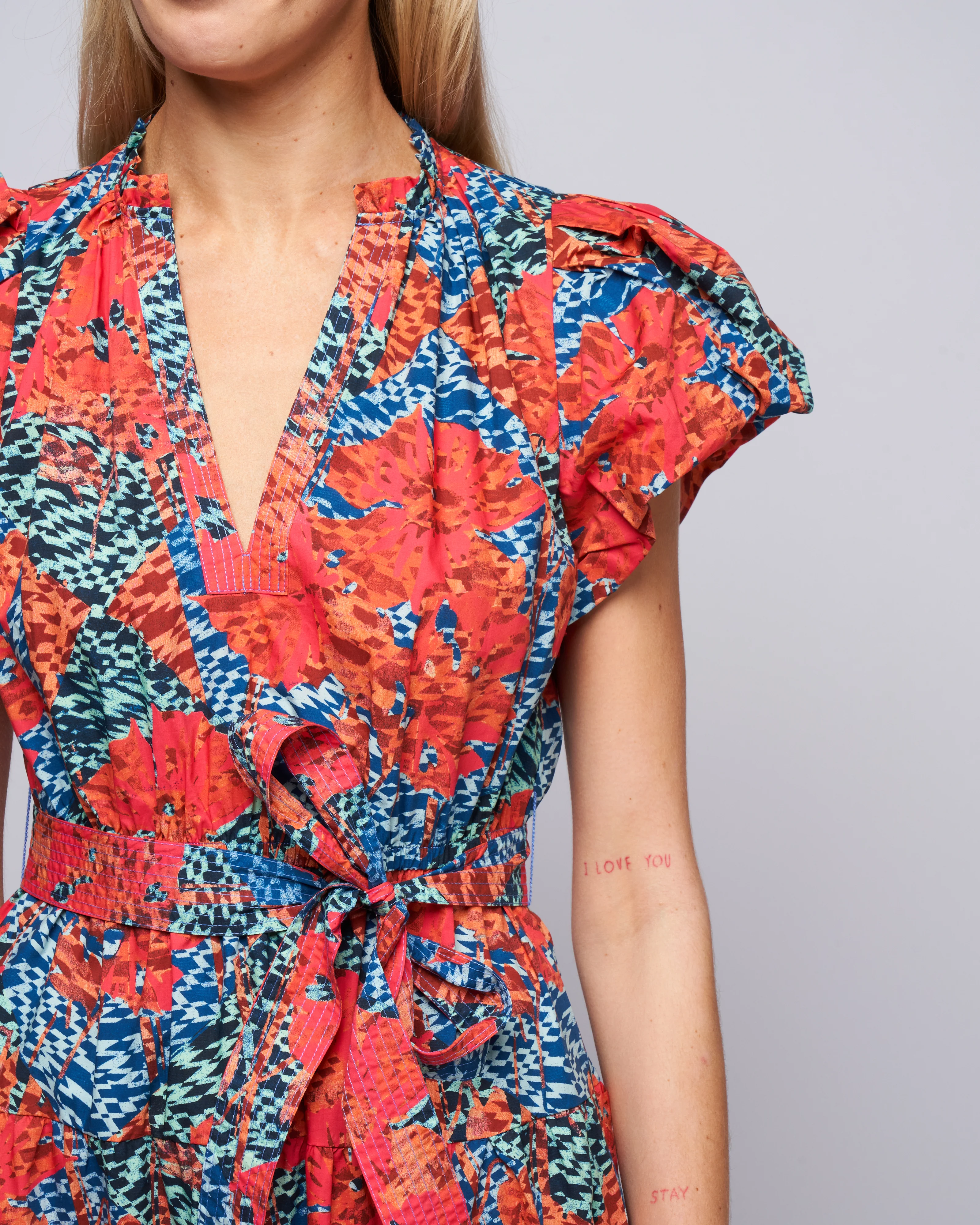 ottilie dress - flamingo - Image 5