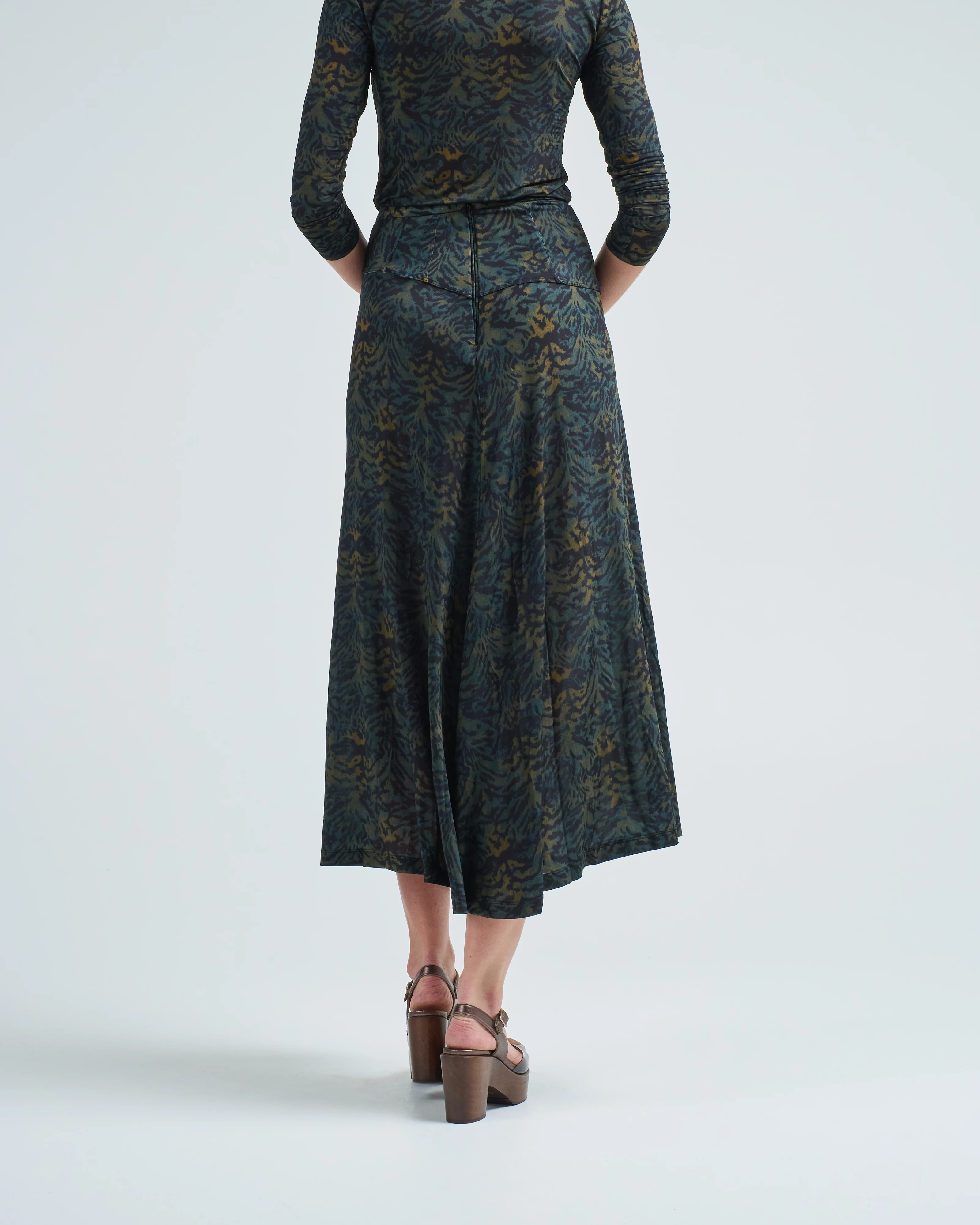paola jersey high waist midi skirt - Image 4