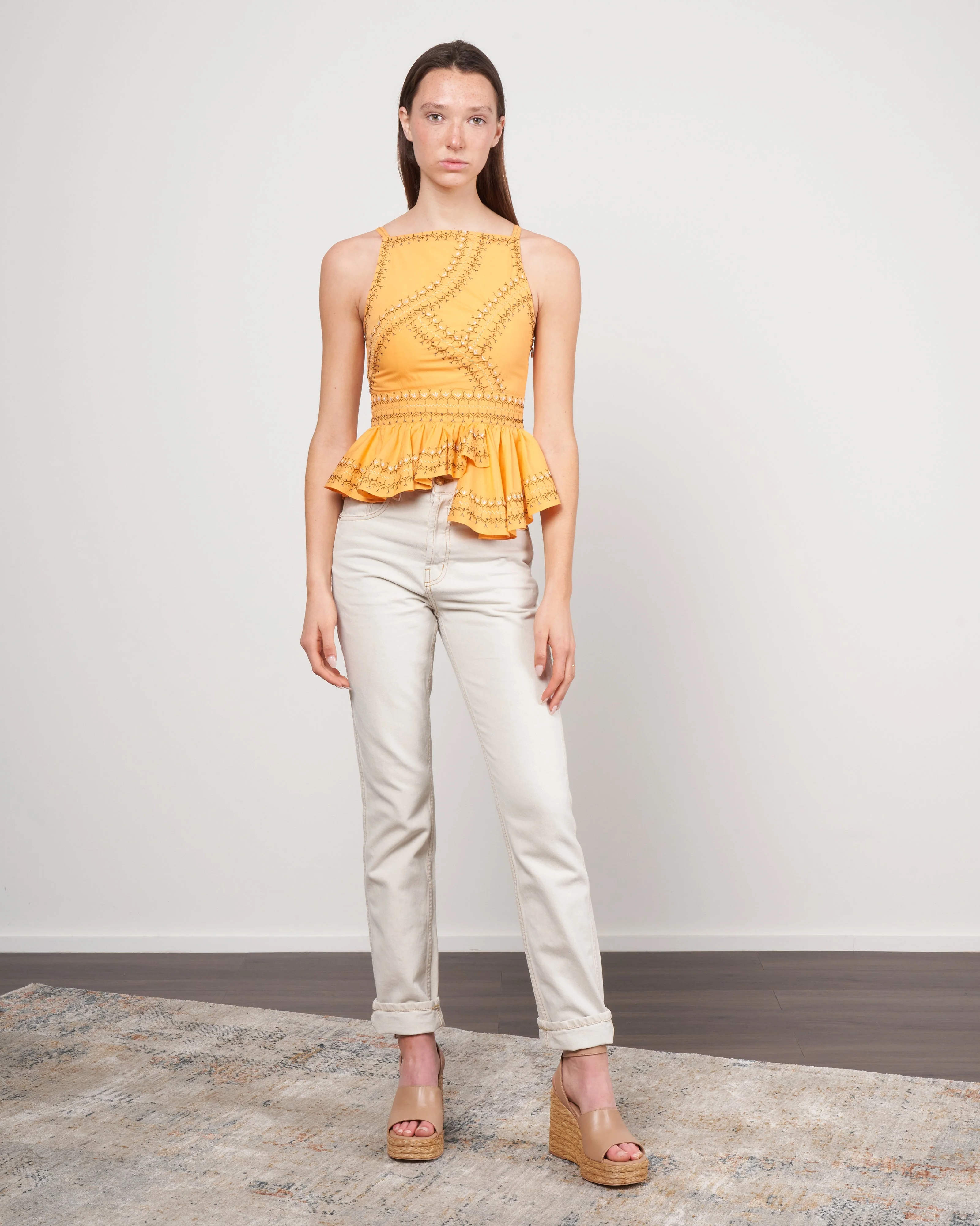 pilar top - papaya - Image 2