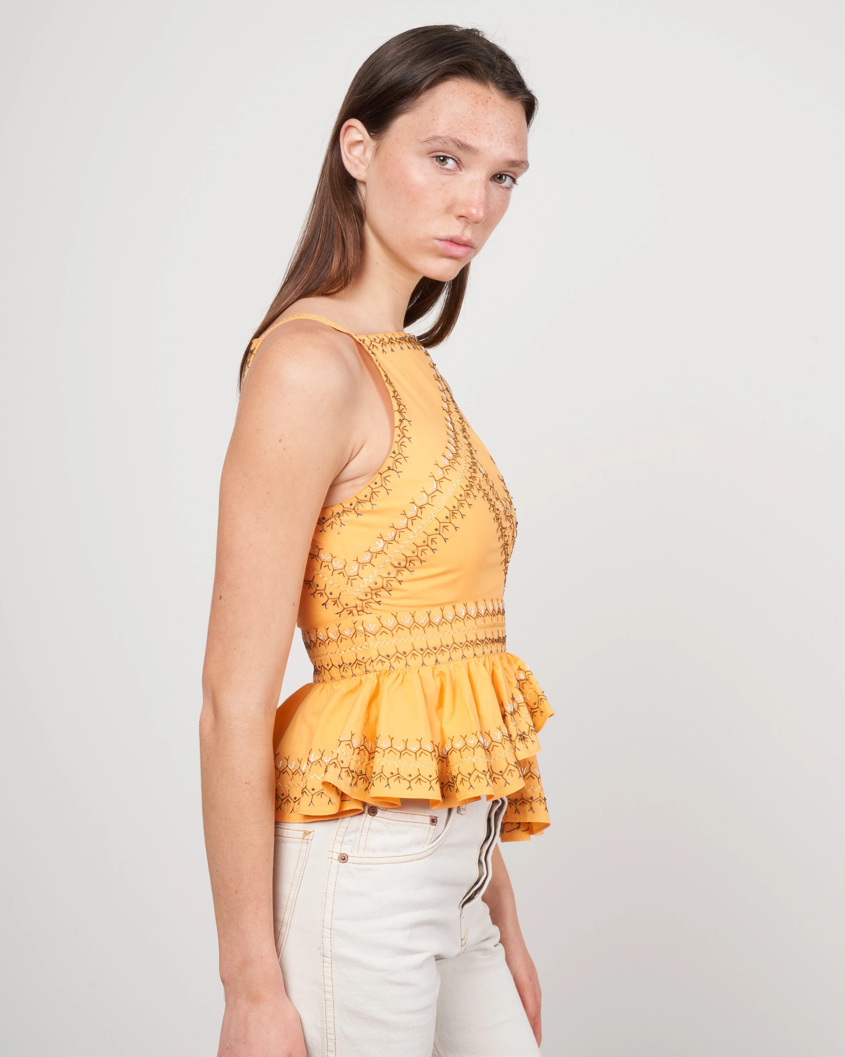 pilar top - papaya - Image 3