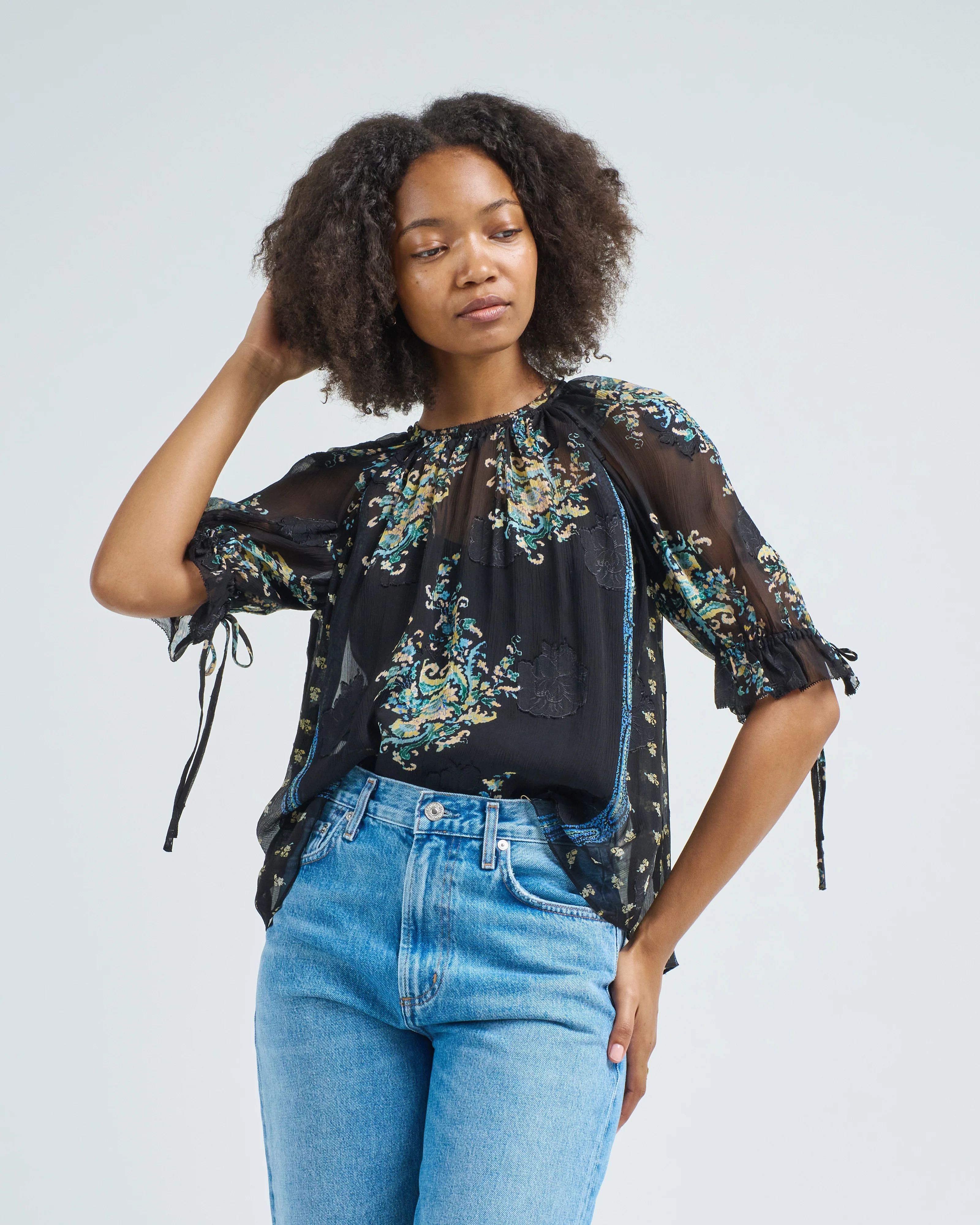pippa short sleeve blouse - Image 2