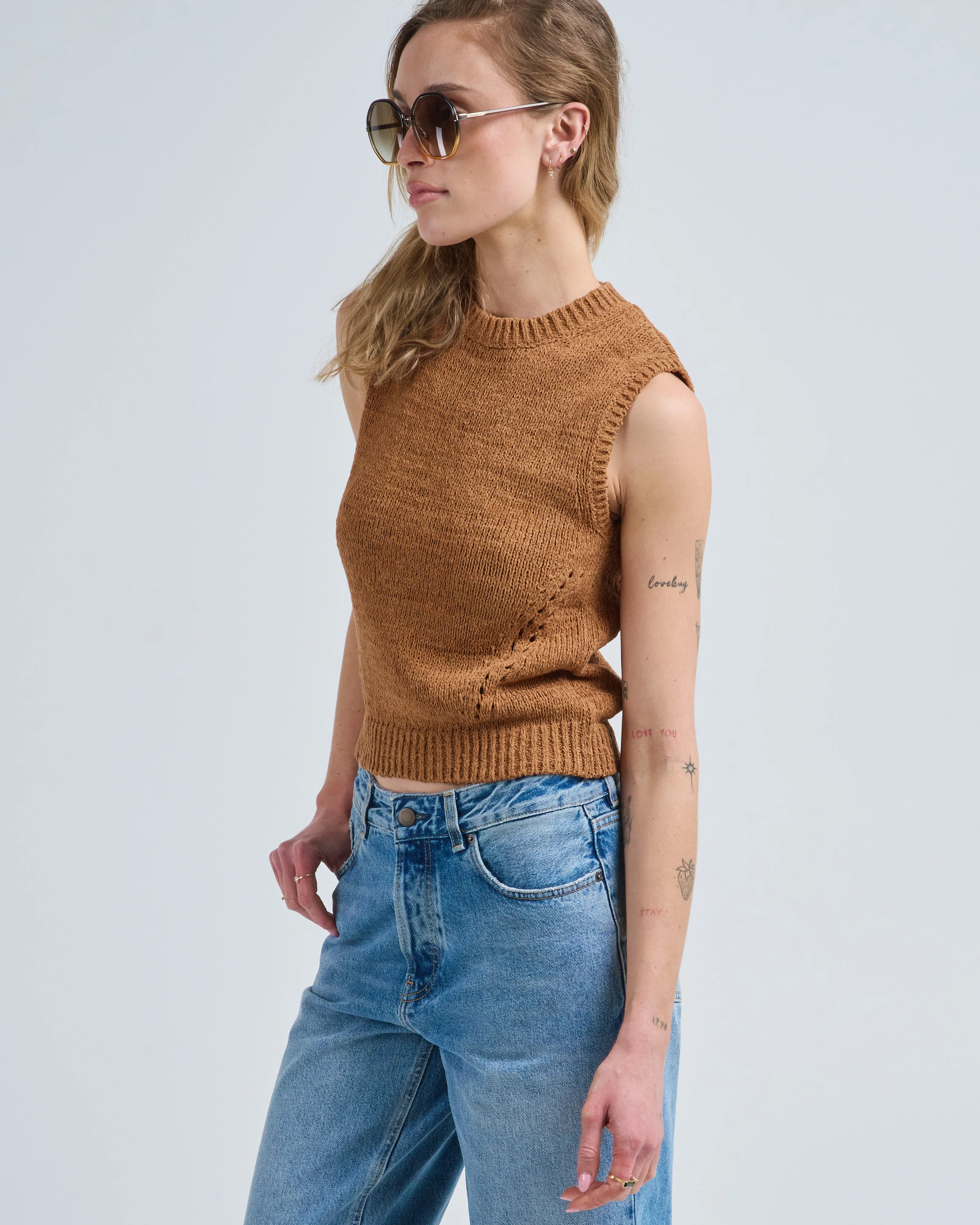 priscilla sleeveless knit top - Image 4